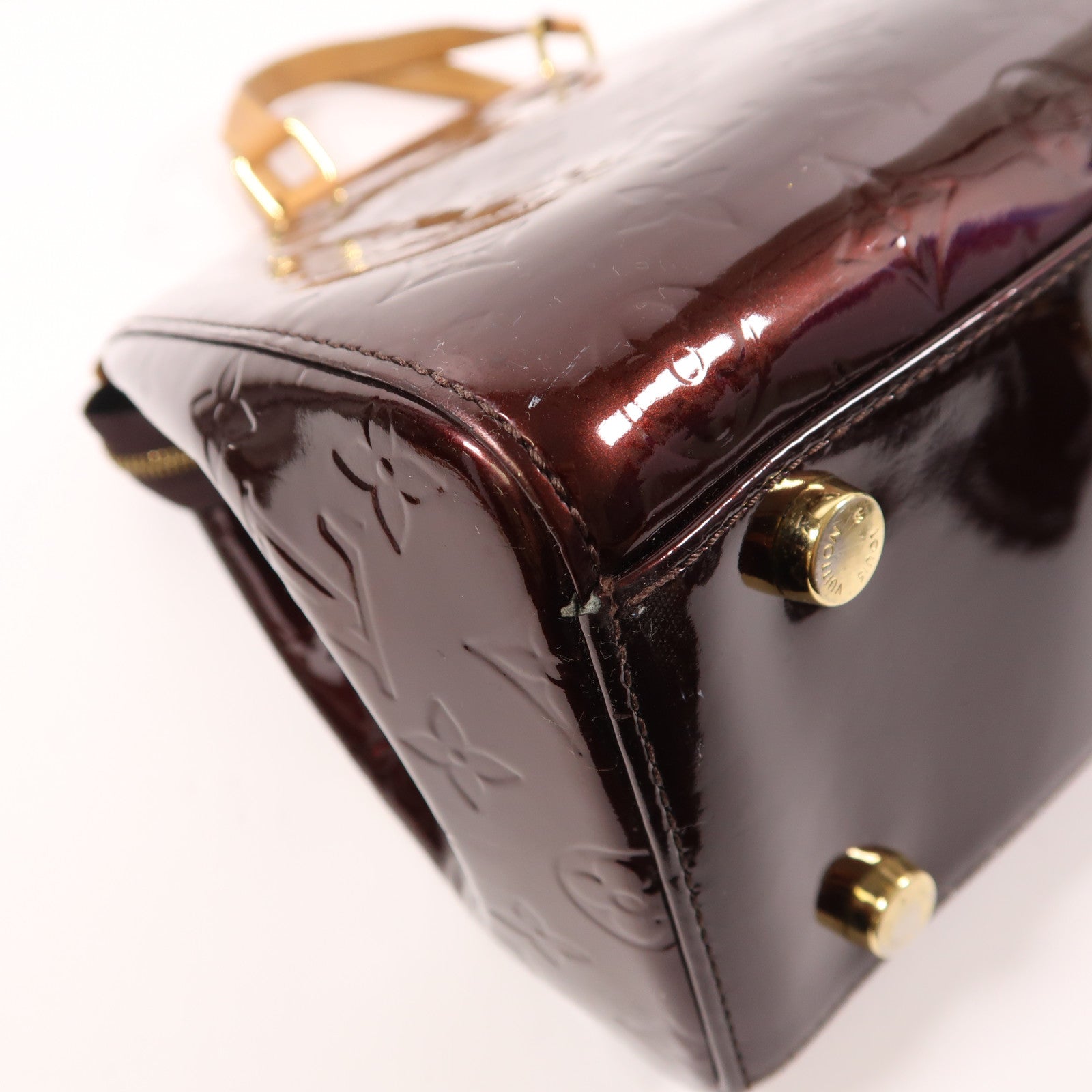 LOUIS VUITTON Vernis Brea GM金扣手挽肩背兩用袋