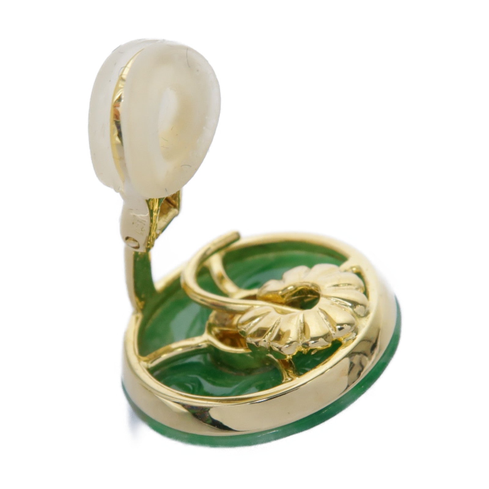 JEWELRY 【激減優惠】18K黃金Jade Earrings翡翠耳環