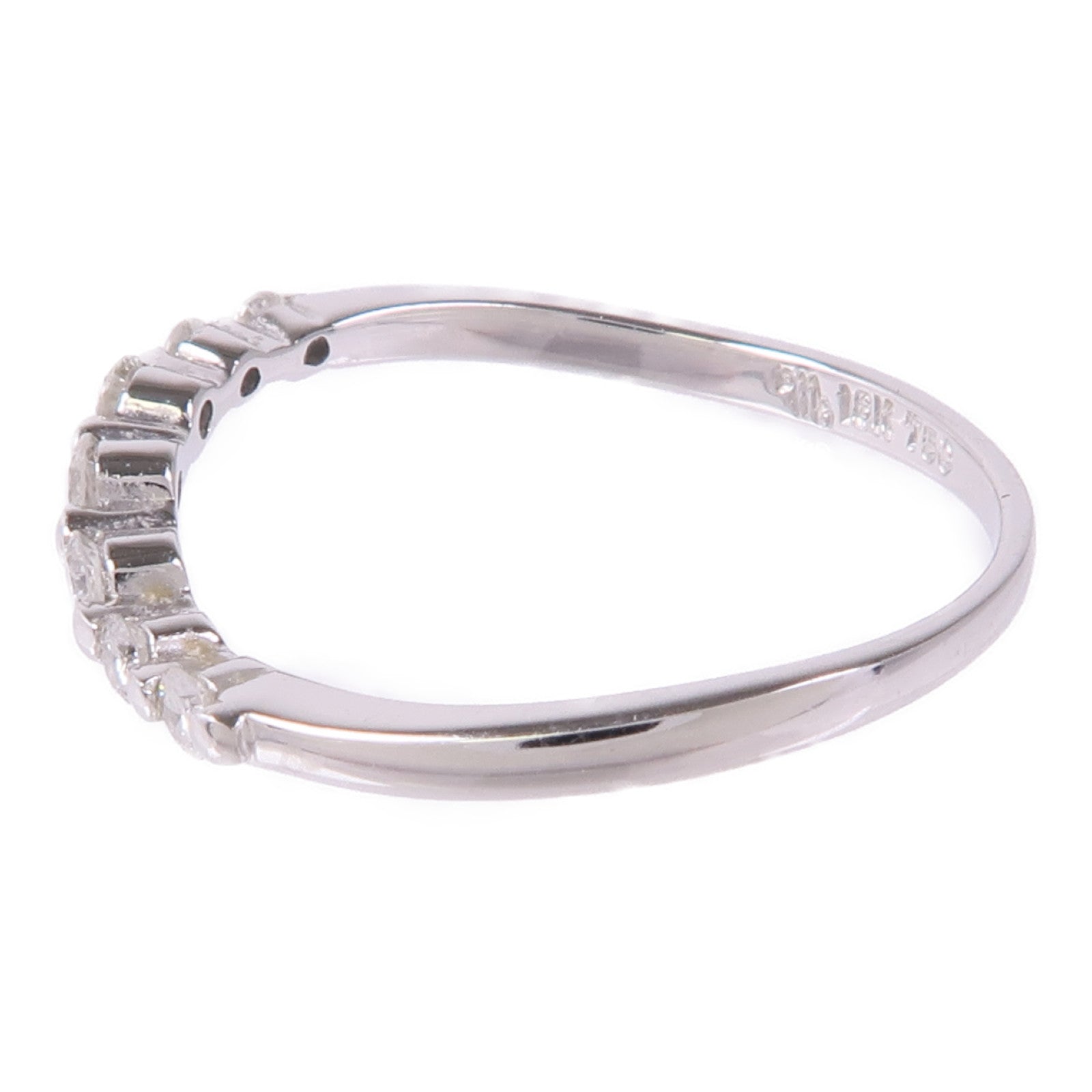 JEWELRY 【激減優惠】18K白金Diamond Ring鑽石戒指US#6