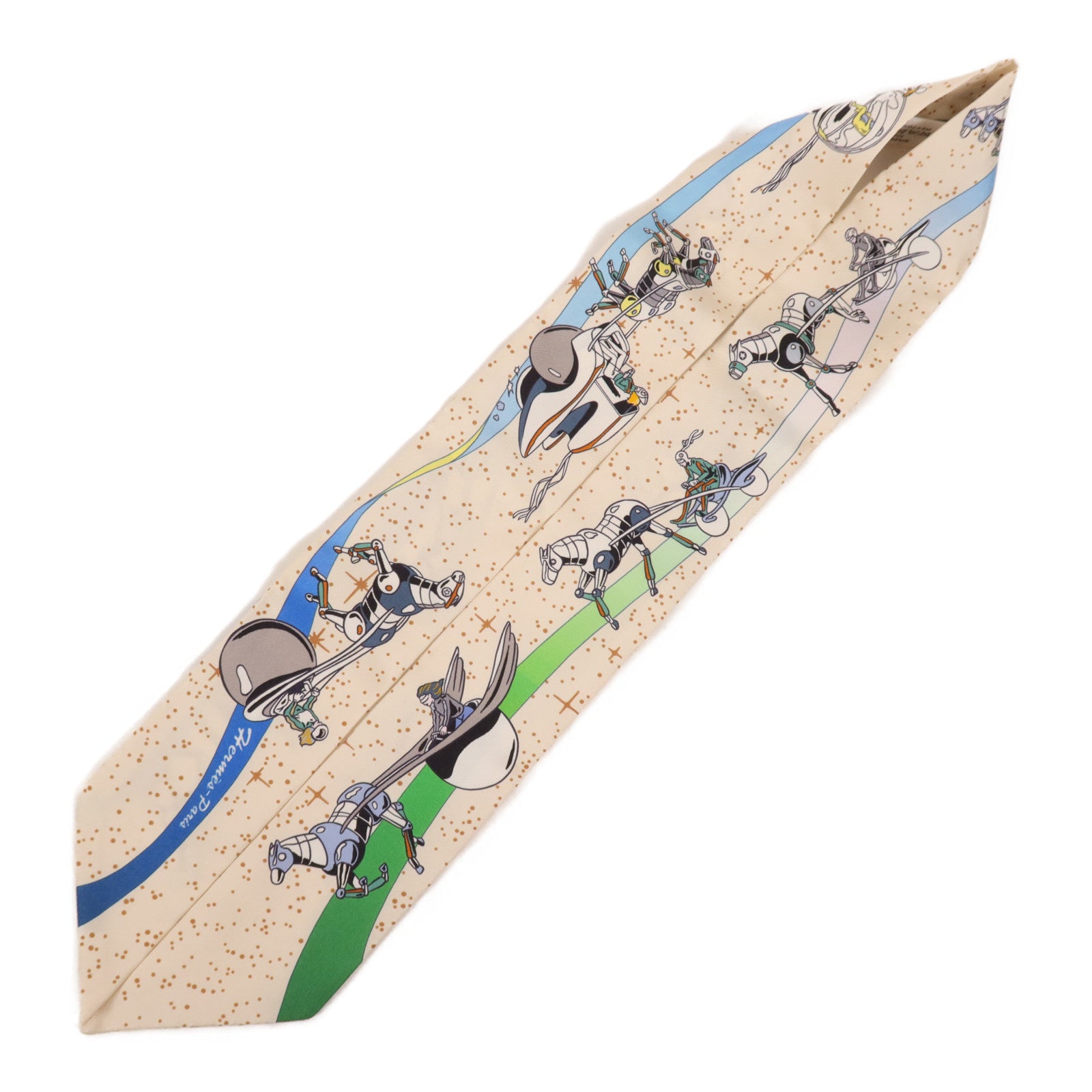 HERMES 絲質Twilly絲巾