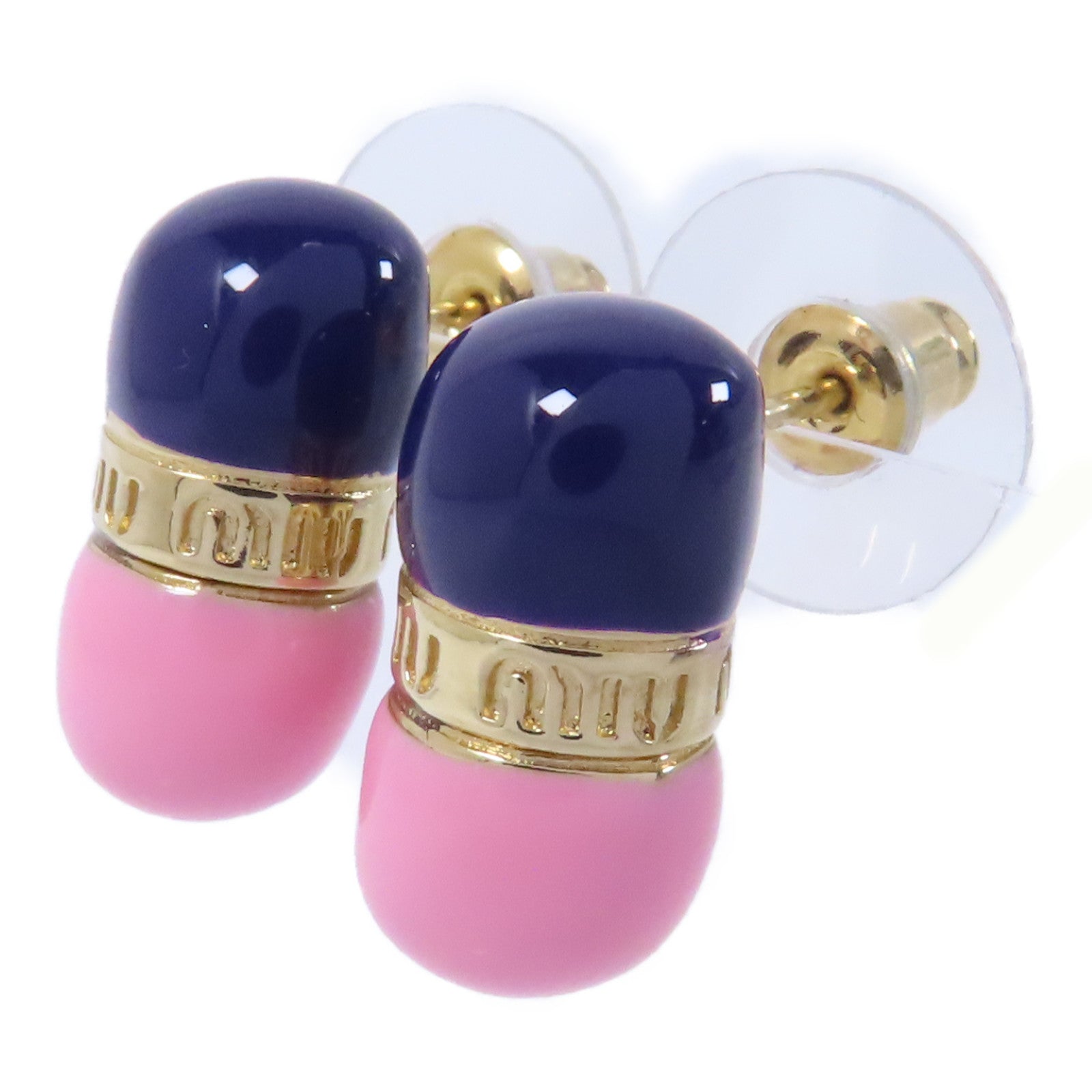 Miu Miu 【激減優惠】PVC/金屬Earrings耳環粉紅色/藍色
