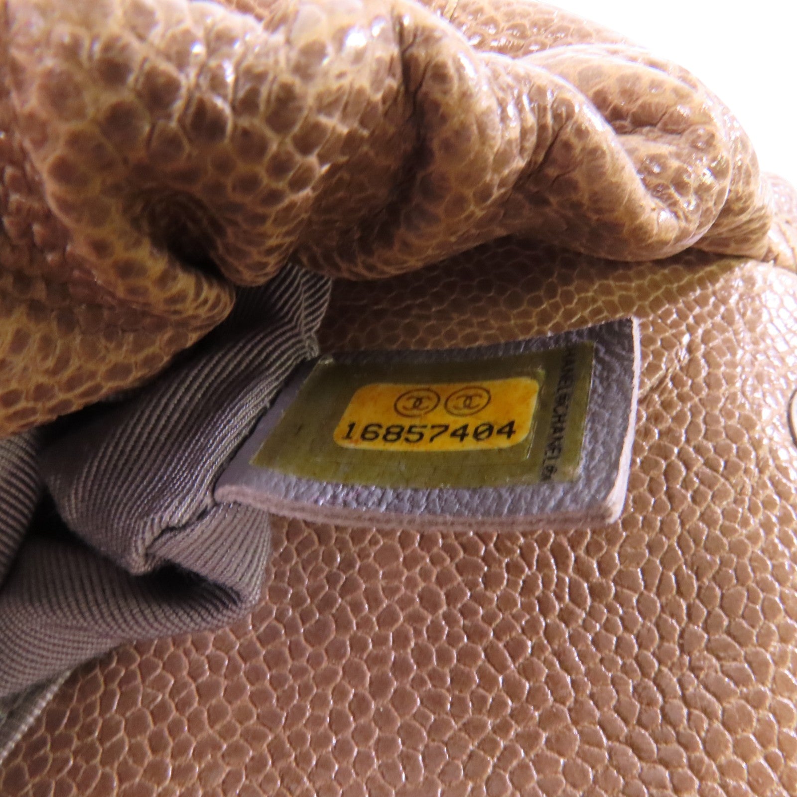 CHANEL 牛皮皮革Chain Shoulder Bag銀扣鏈帶肩背袋