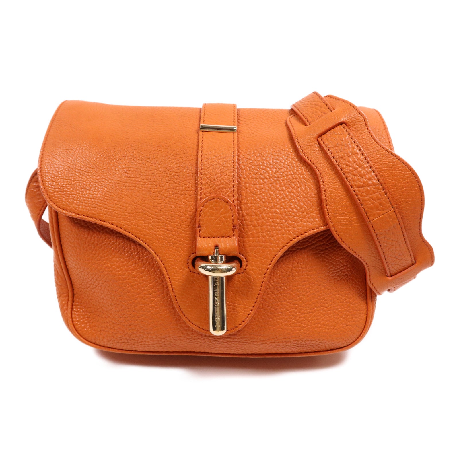 BALENCIAGA 牛皮皮革Shoulder Bag金扣肩背袋