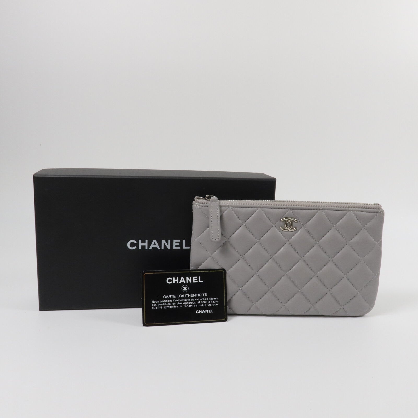CHANEL 羊皮皮革Pouch手拿包