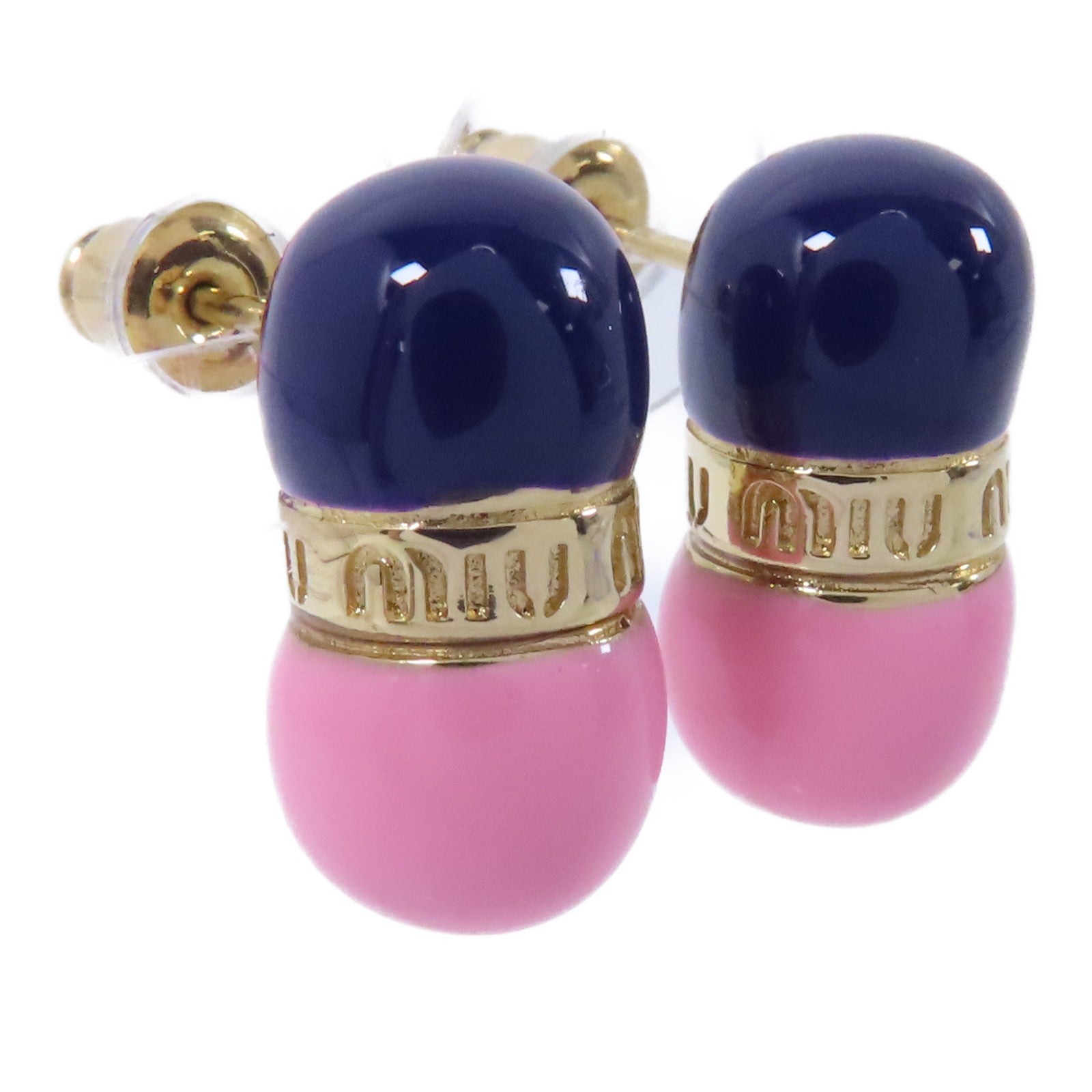Miu Miu 【激減優惠】PVC/金屬Earrings耳環粉紅色/藍色