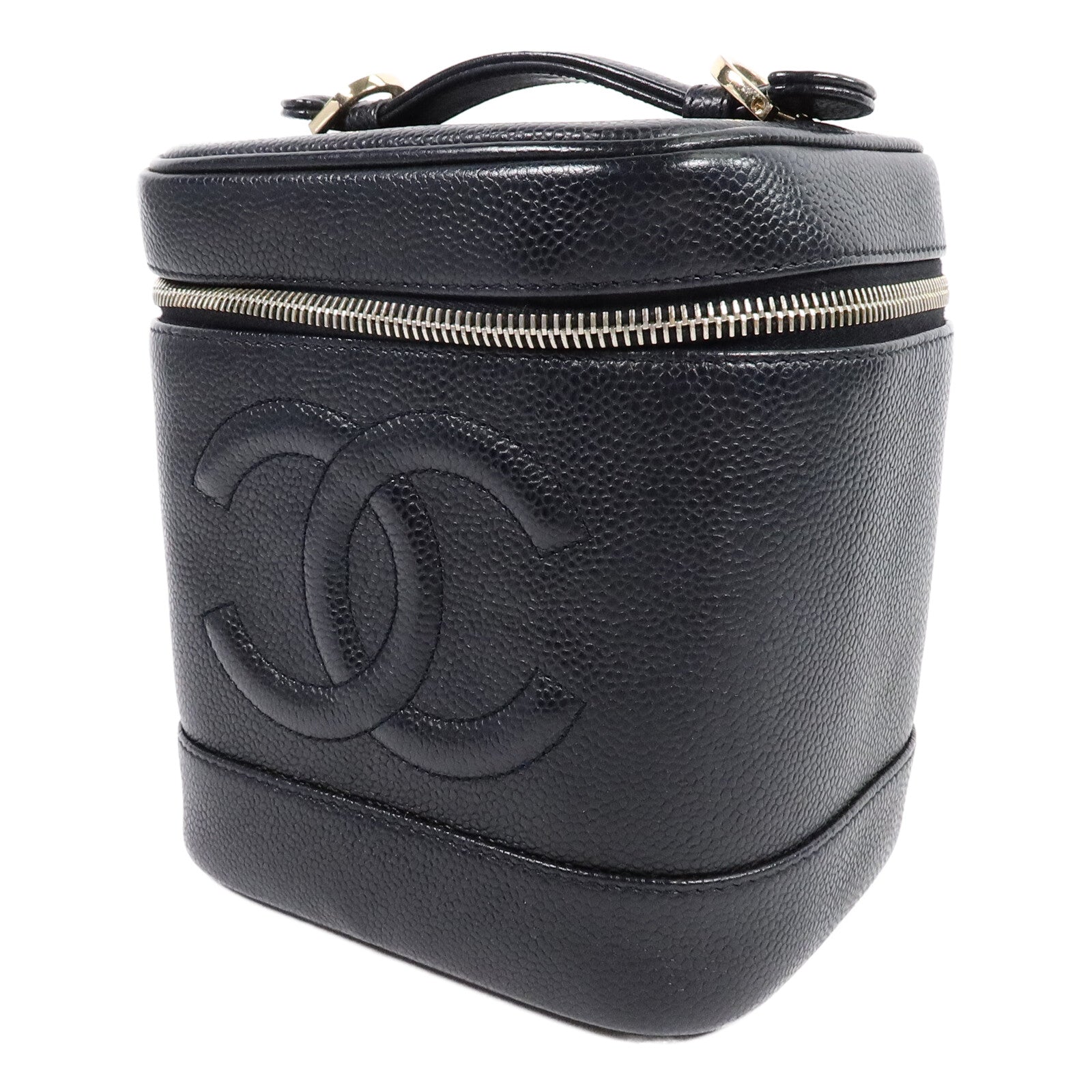 CHANEL 牛皮皮革Vintage Vanity Case手挽袋