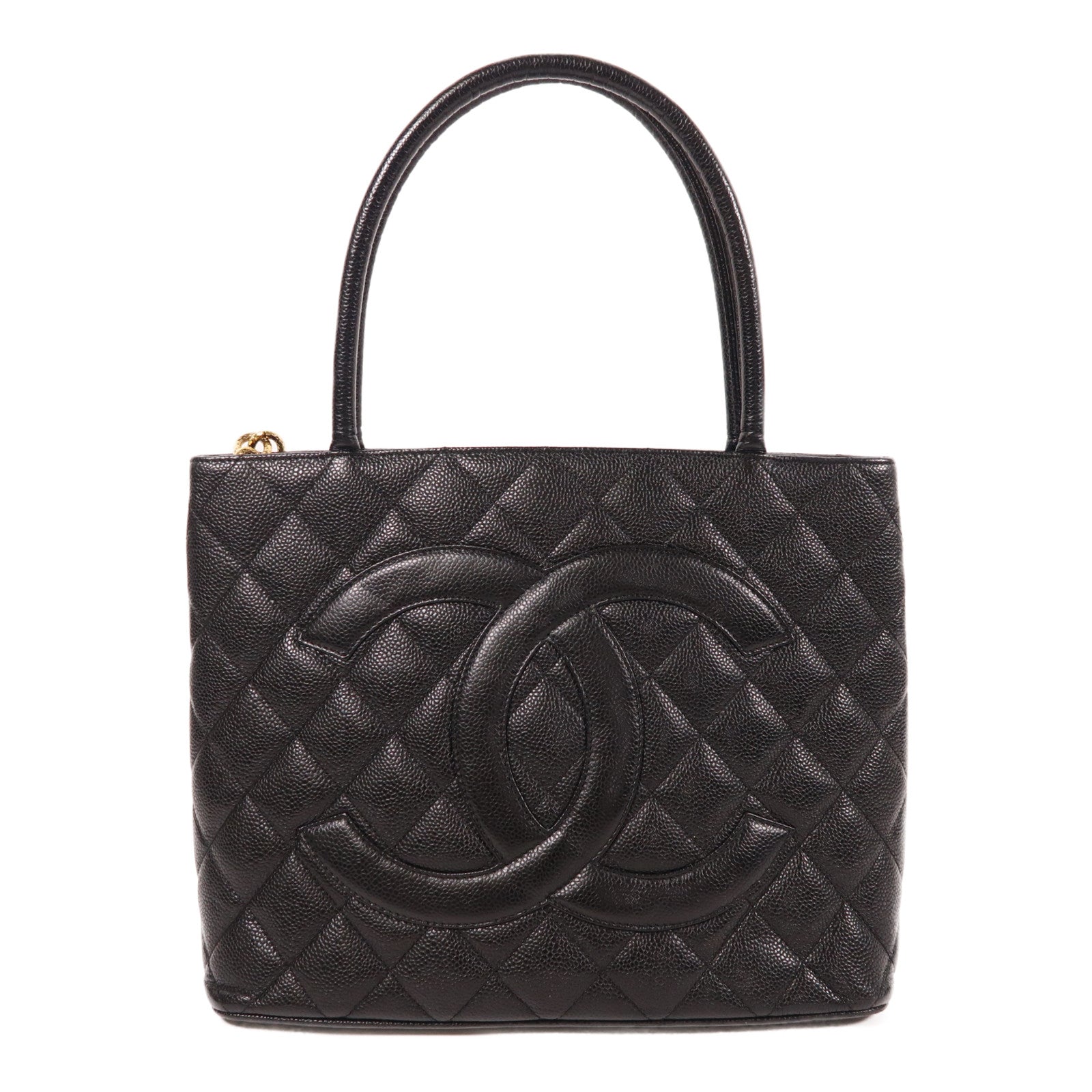 CHANEL 牛皮皮革Vintage Bag金扣手挽袋