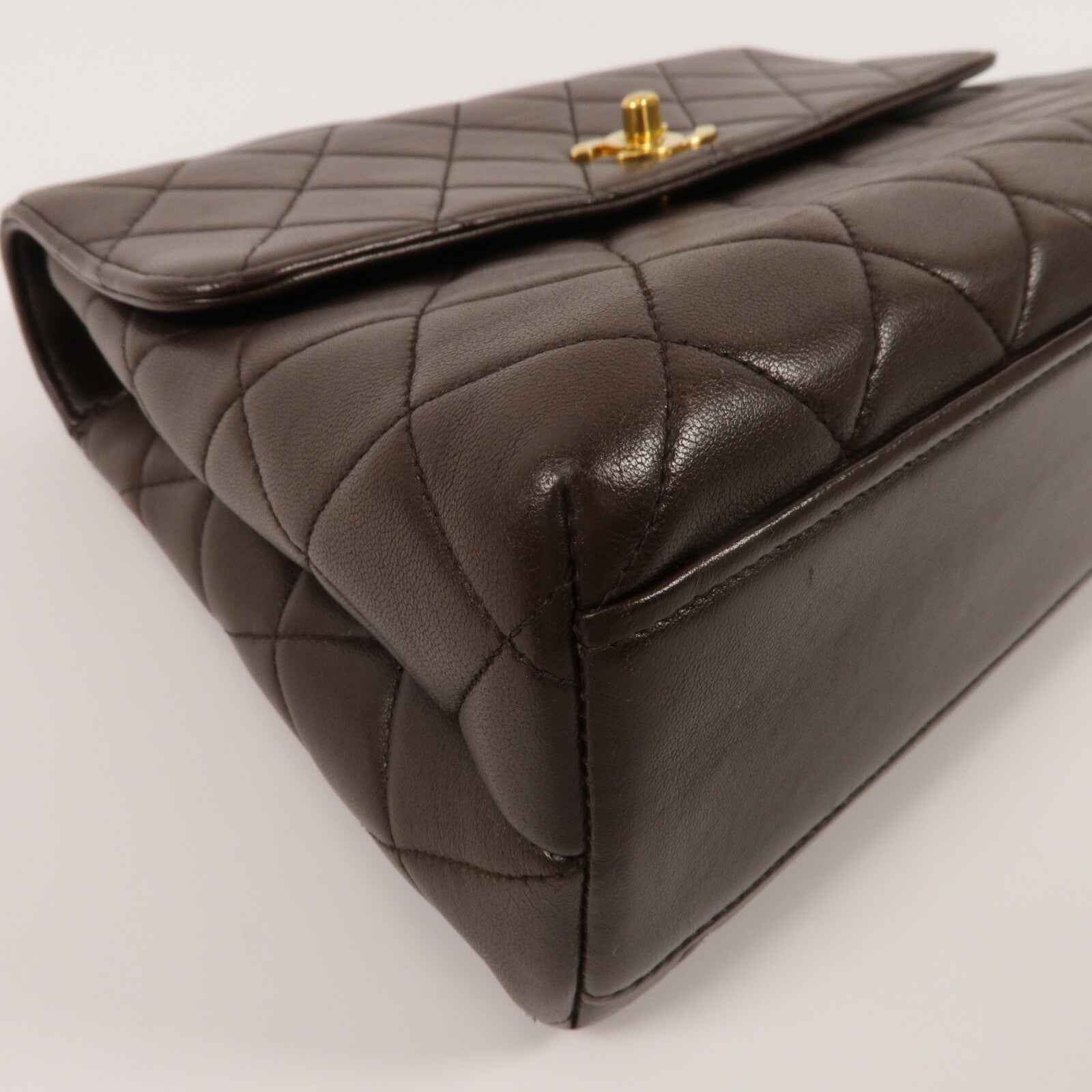 CHANEL 羊皮皮革Vintage Top Handle Handbag手挽袋