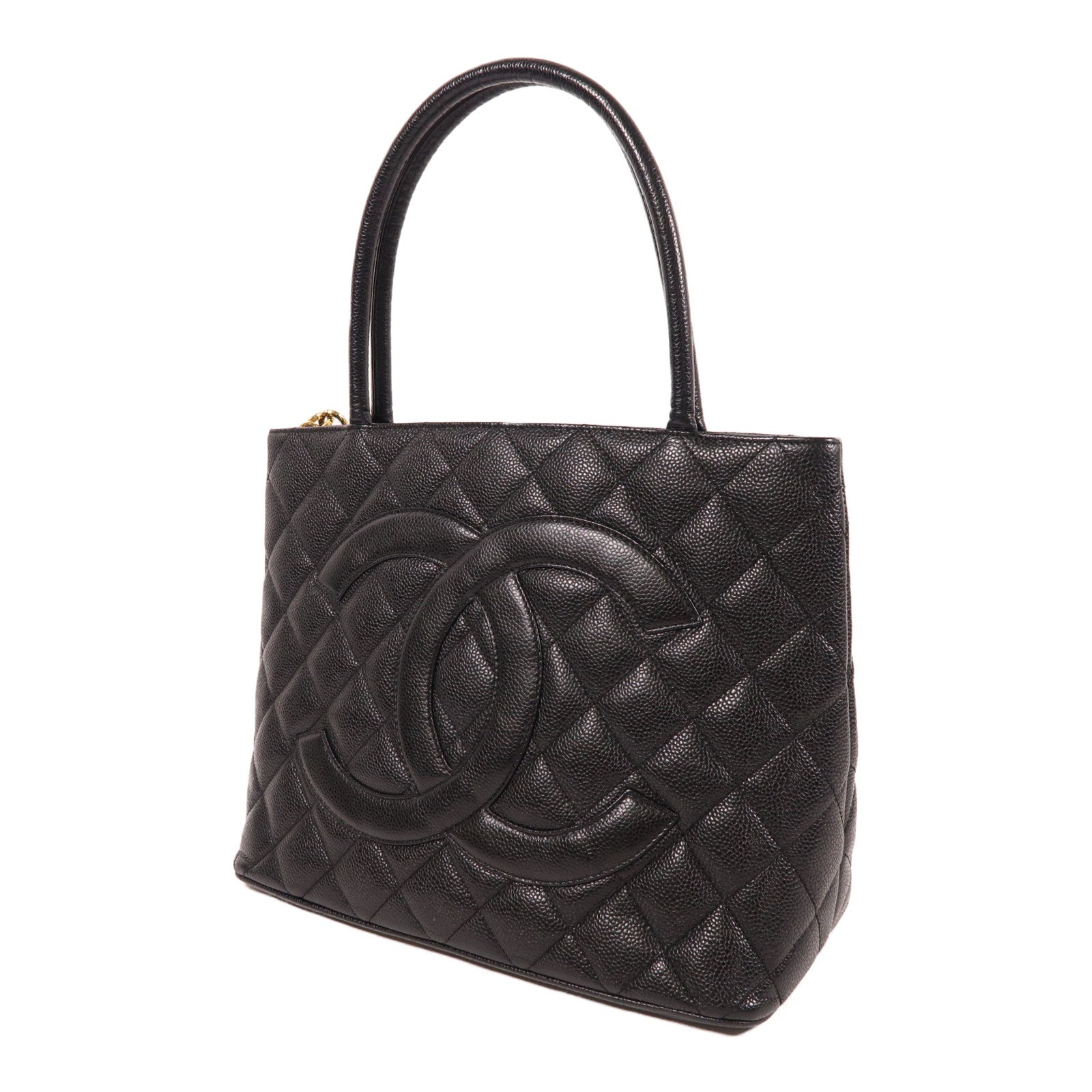 CHANEL 牛皮皮革Vintage Bag金扣手挽袋