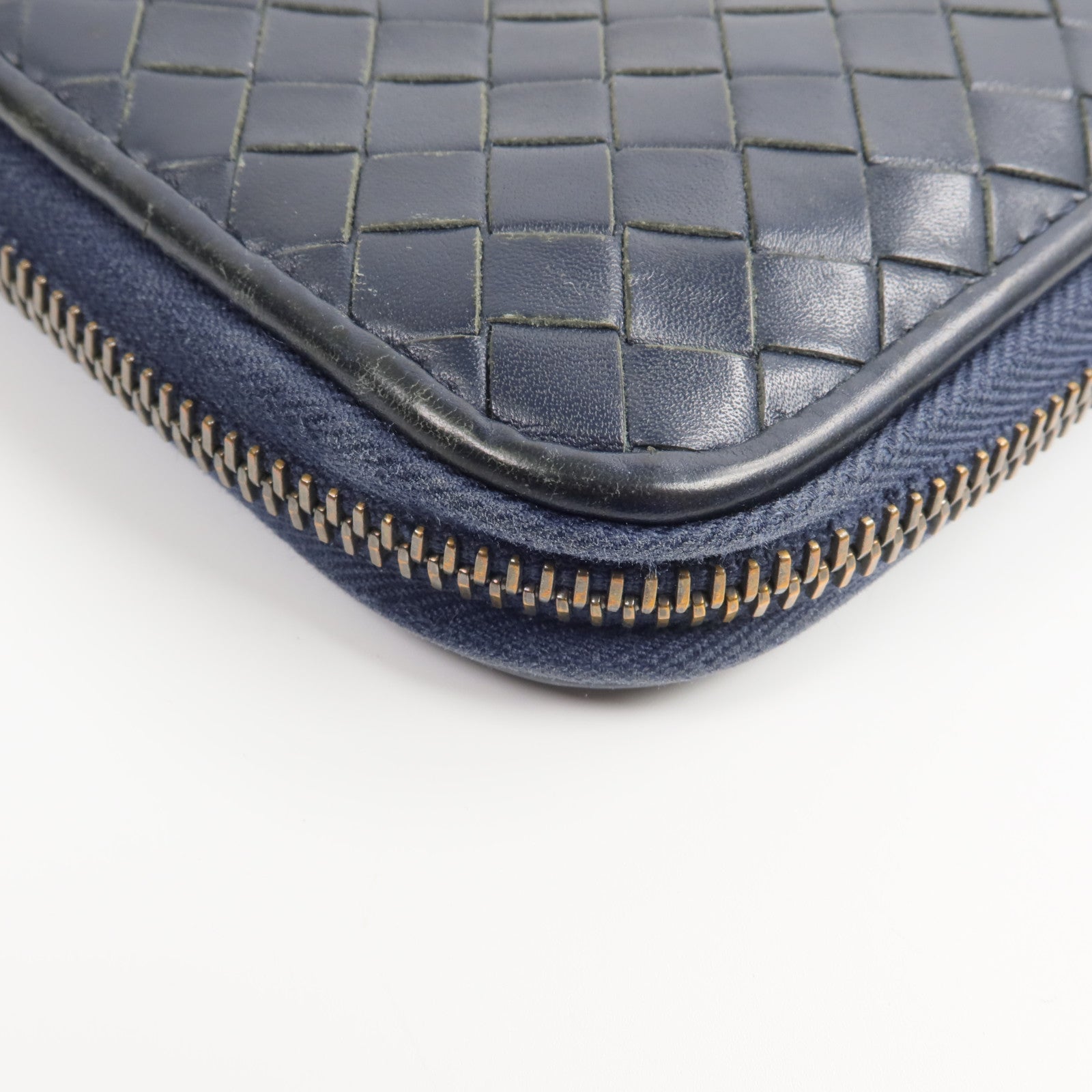 BOTTEGA VENETA 【激減優惠】牛皮皮革Zipper Long Wallet長錢包