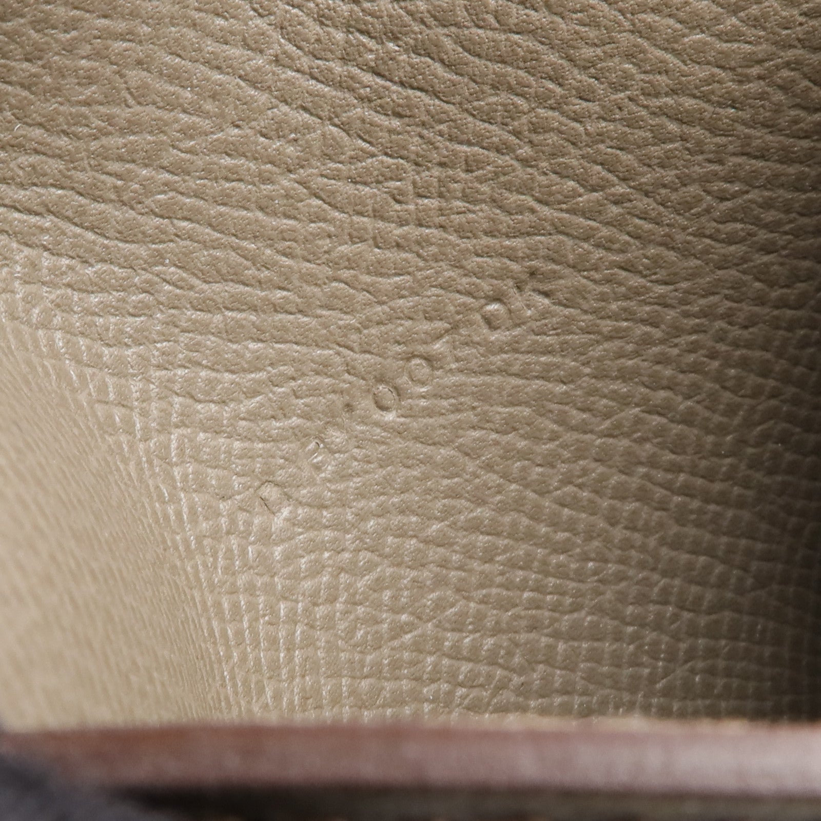 HERMES Epsom皮革Bearn Compact Wallet錢包Etain