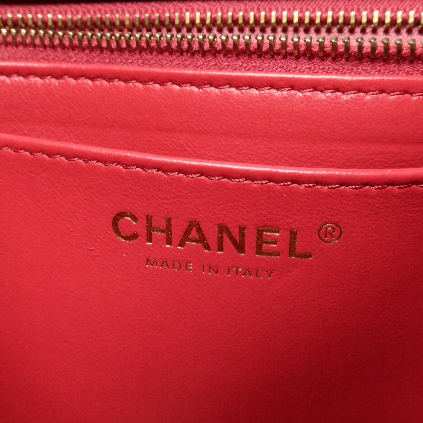 CHANEL 羊皮皮革Camellia Chain鏈帶肩背袋