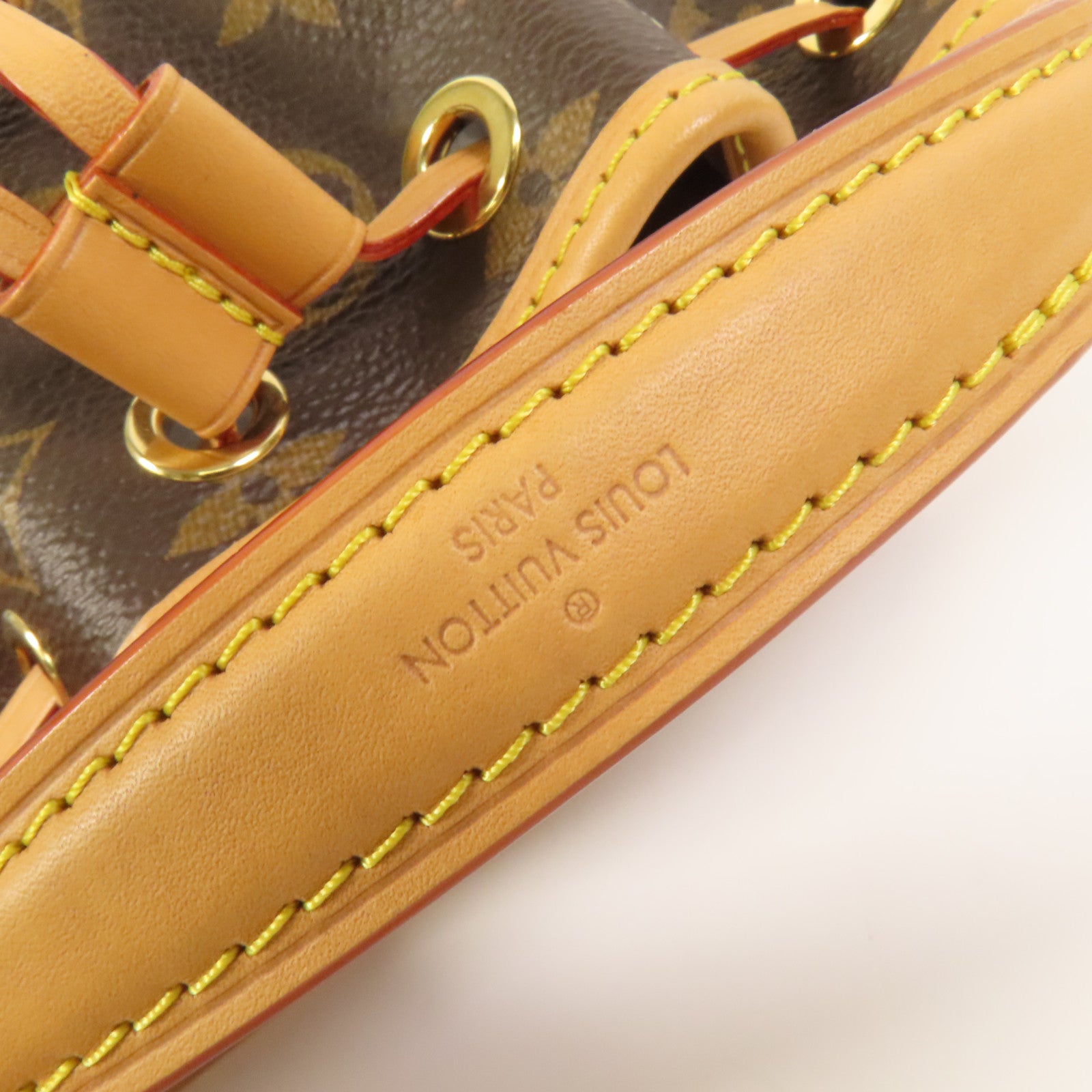 LOUIS VUITTON Monogram Nano Noe金扣手挽肩背兩用袋