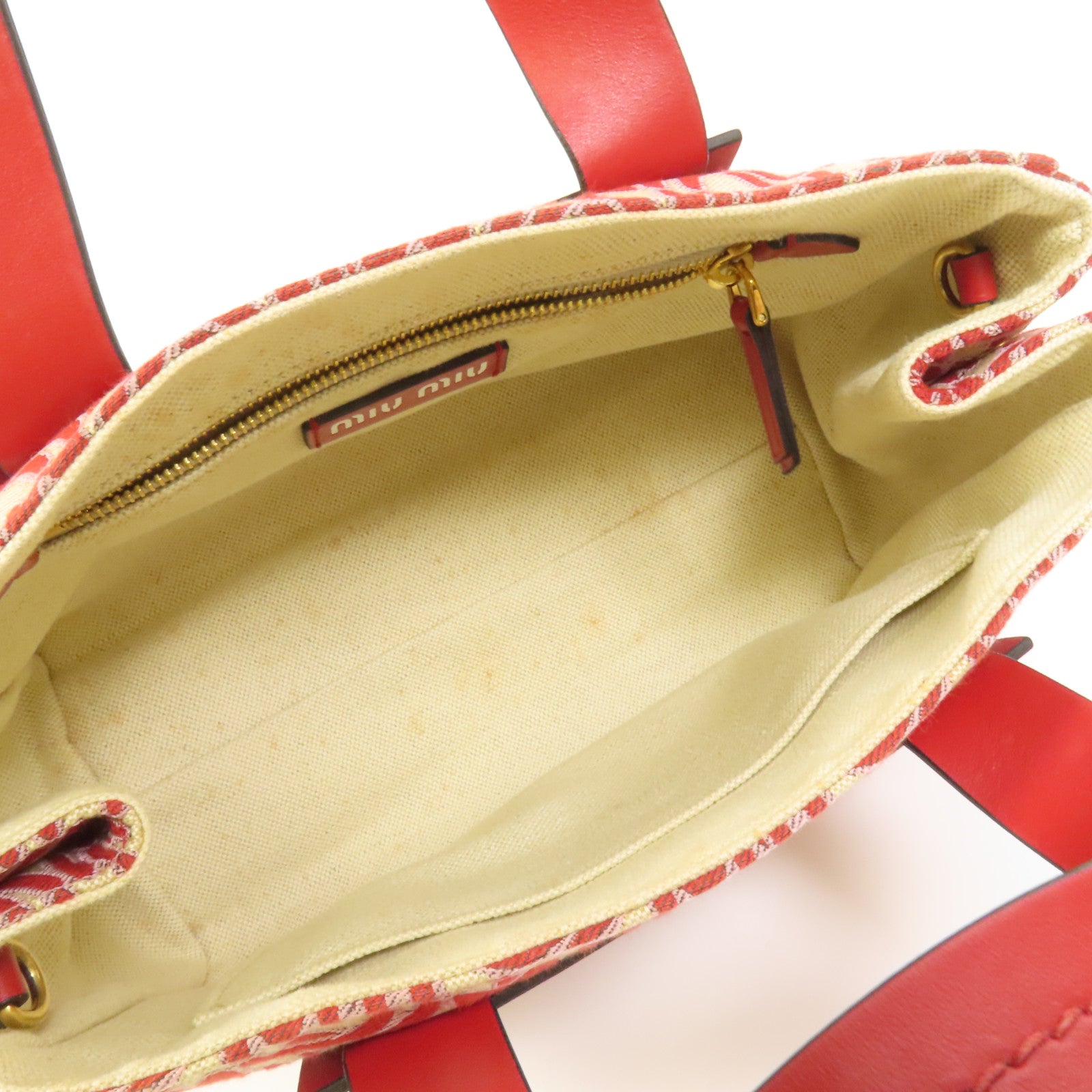 Miu Miu 帆布Everywhere手挽肩背兩用袋