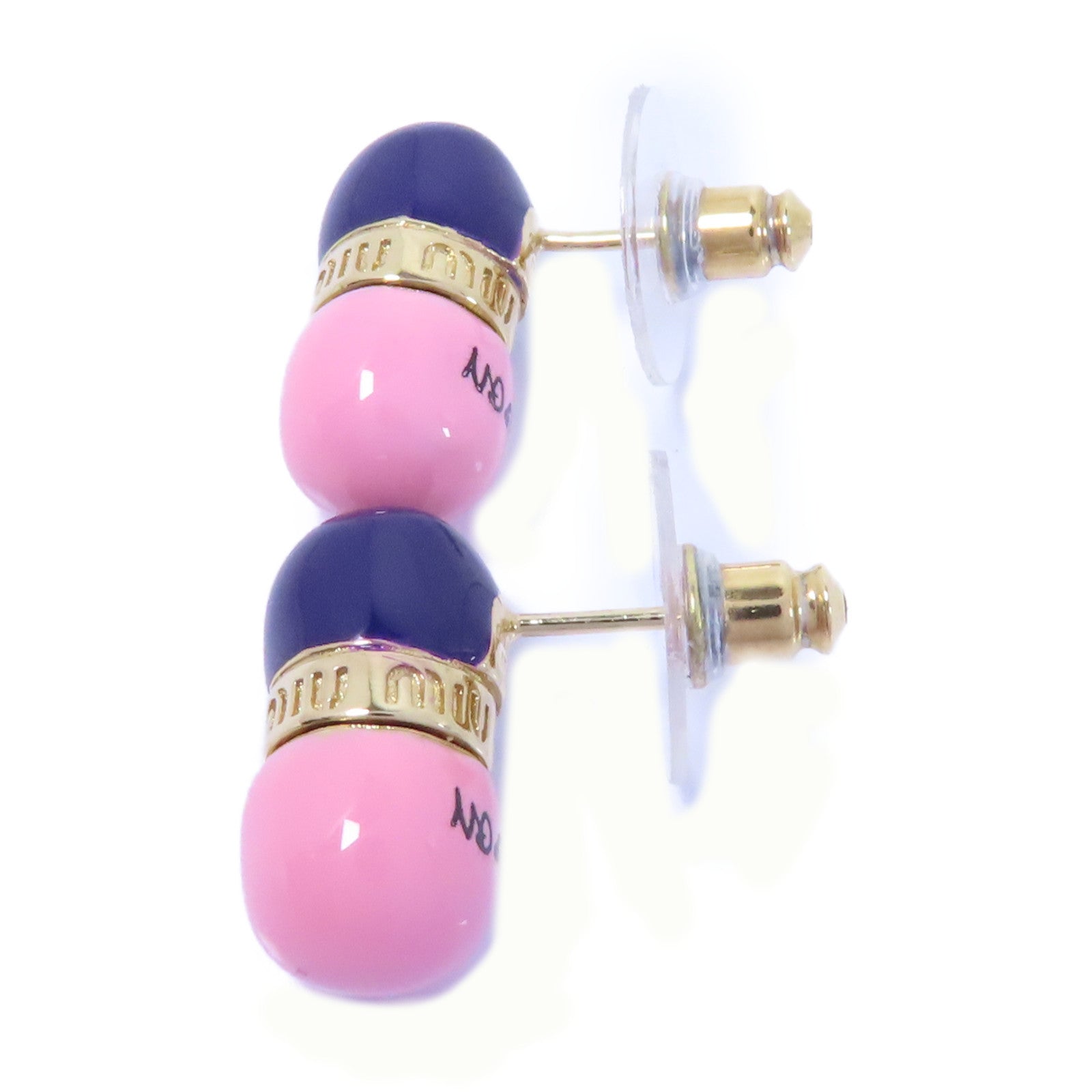 Miu Miu 【激減優惠】PVC/金屬Earrings耳環粉紅色/藍色