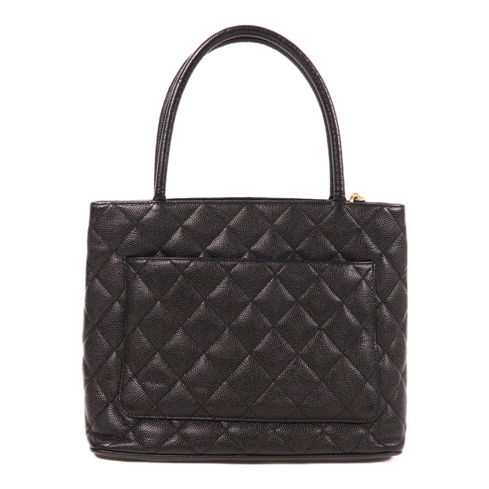 CHANEL 牛皮皮革Vintage Bag金扣手挽袋