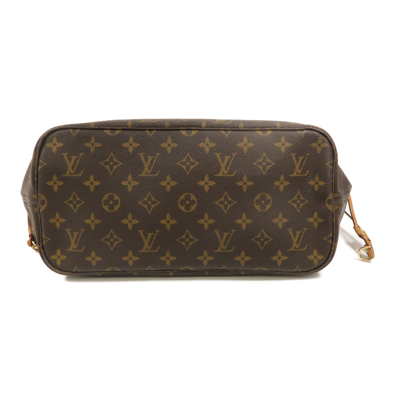 LOUIS VUITTON Monogram Neverfull PM金扣手挽袋