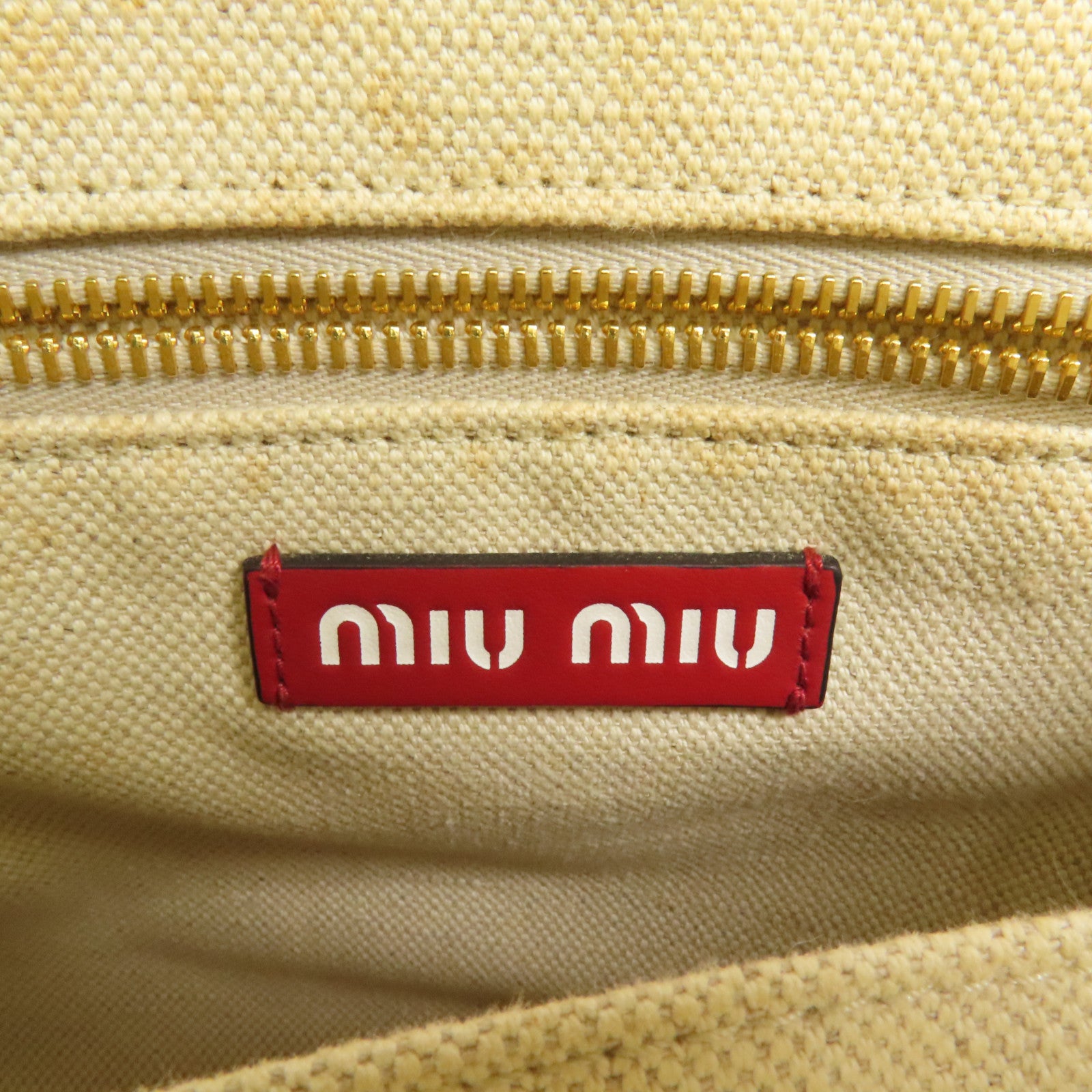 Miu Miu 帆布Everywhere手挽肩背兩用袋