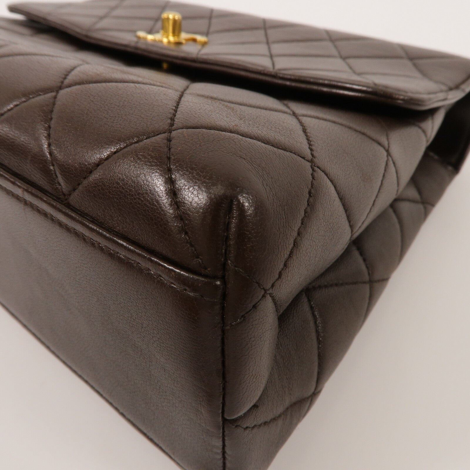 CHANEL 羊皮皮革Vintage Top Handle Handbag手挽袋