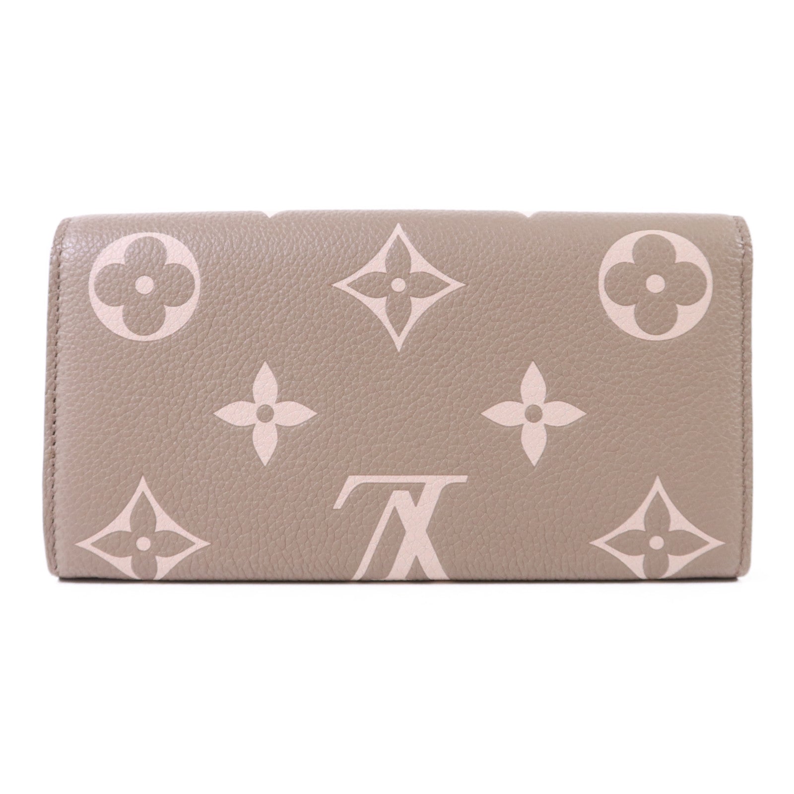 LOUIS VUITTON Monogram Empreinte Sarah Wallet金扣長錢包
