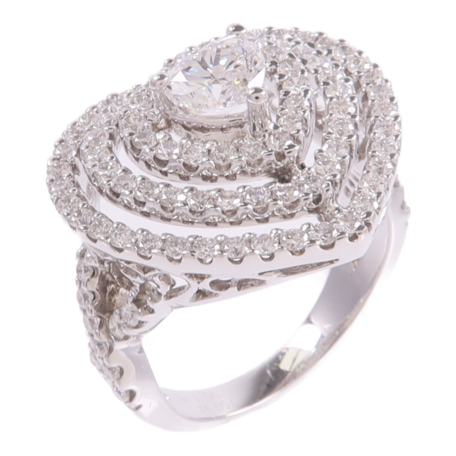JEWELRY 18K白金Diamond Ring鑽石戒指