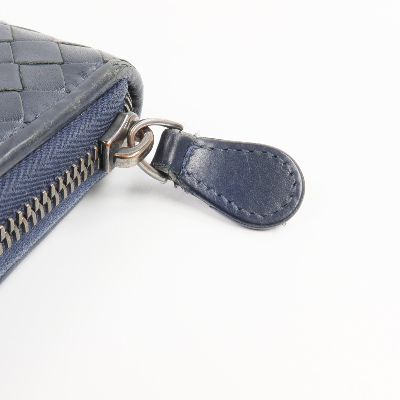 BOTTEGA VENETA 【激減優惠】牛皮皮革Zipper Long Wallet長錢包