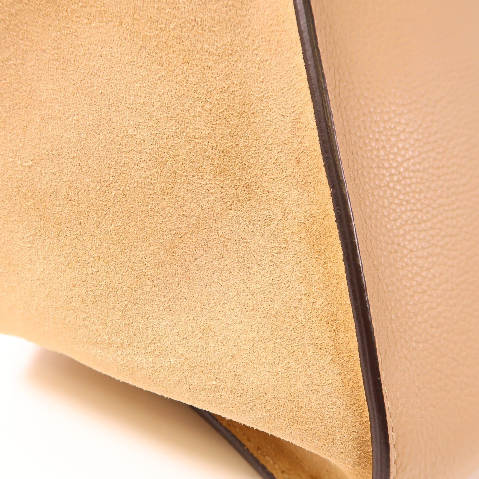 CELINE 牛皮皮革Trapeze銀扣手挽肩背兩用袋