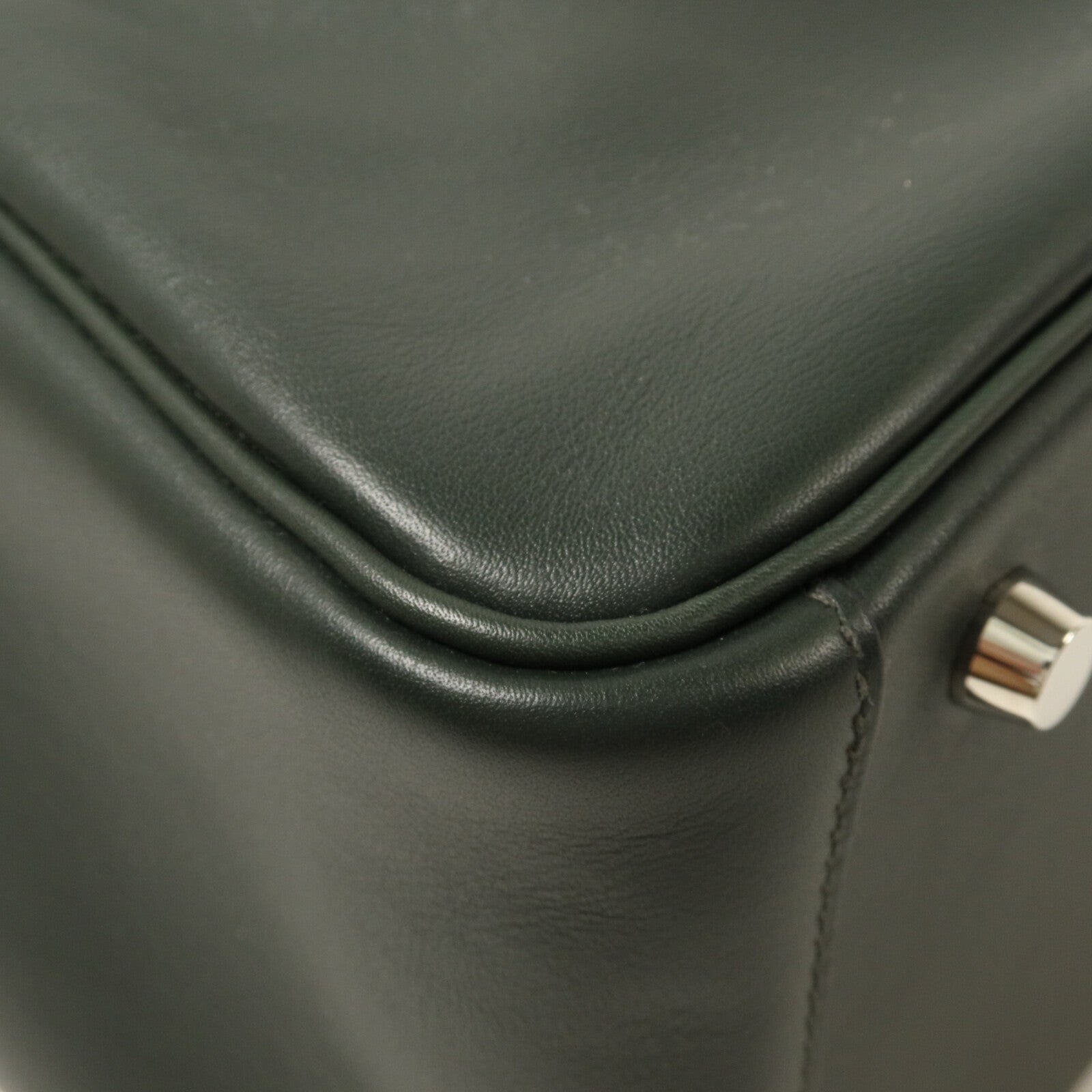 HERMES Swift皮革Lindy 26手挽肩背兩用袋Vert Anglais
