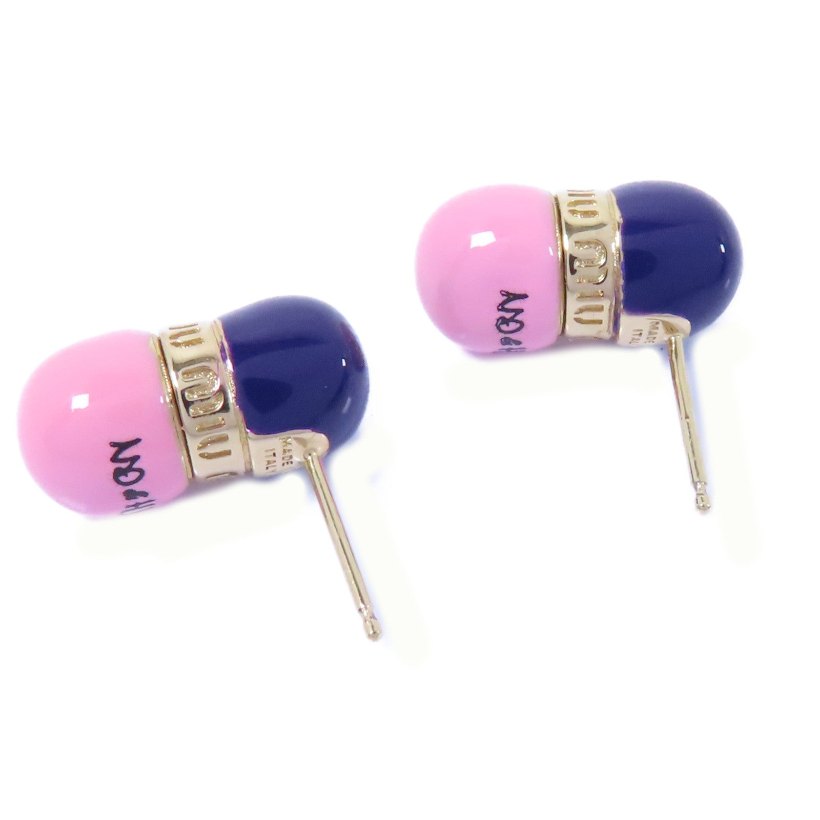 Miu Miu 【激減優惠】PVC/金屬Earrings耳環粉紅色/藍色