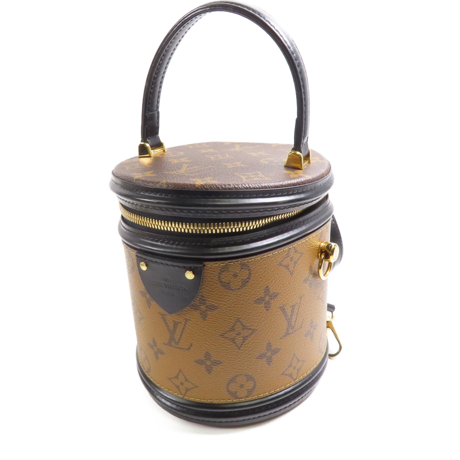 LOUIS VUITTON LV GHW Cannes 2 Way Shoulder Bag M43986 Monogram Reverse Brown