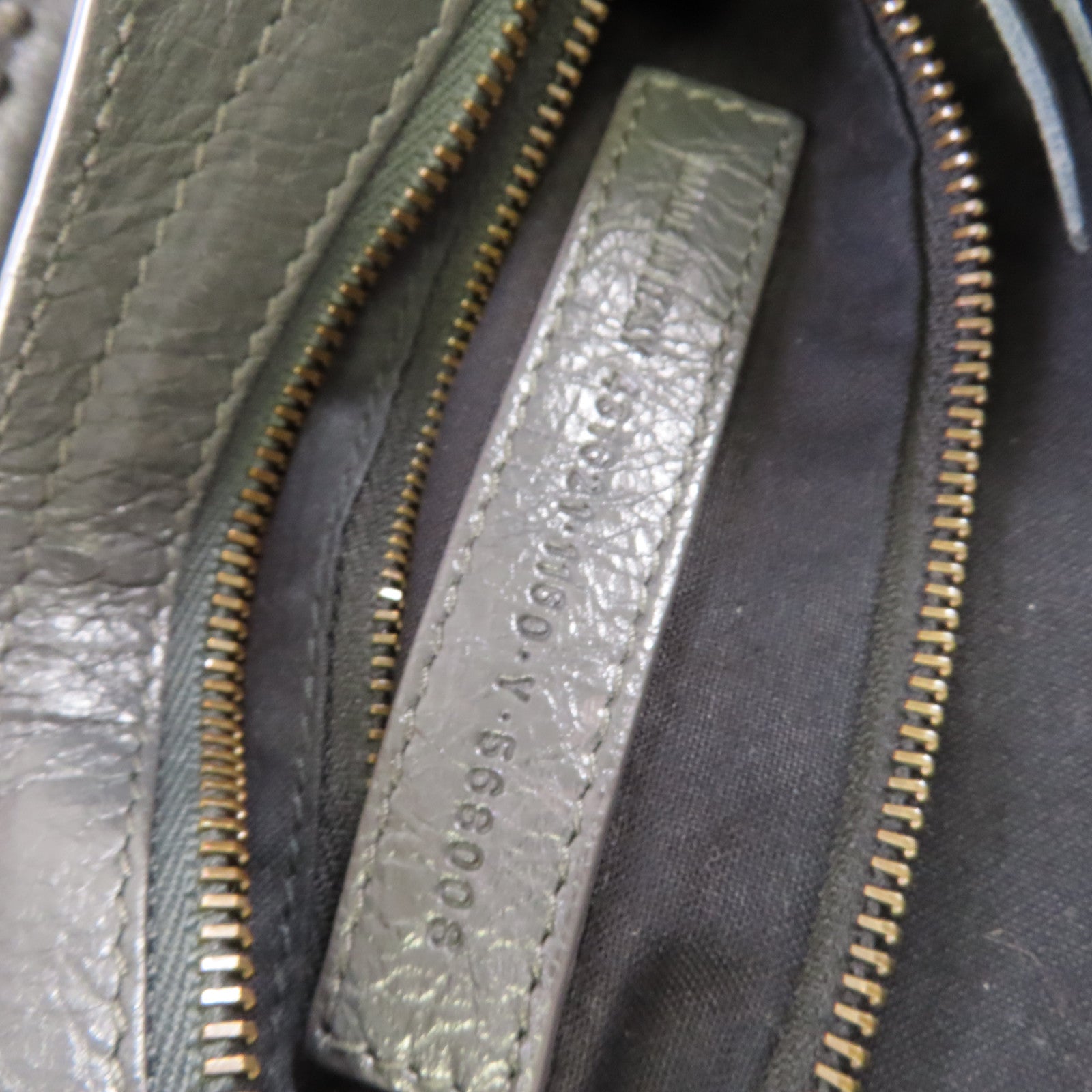 BALENCIAGA 牛皮皮革Small City 2Way Shoulder Bag手挽肩背兩用袋炭灰色