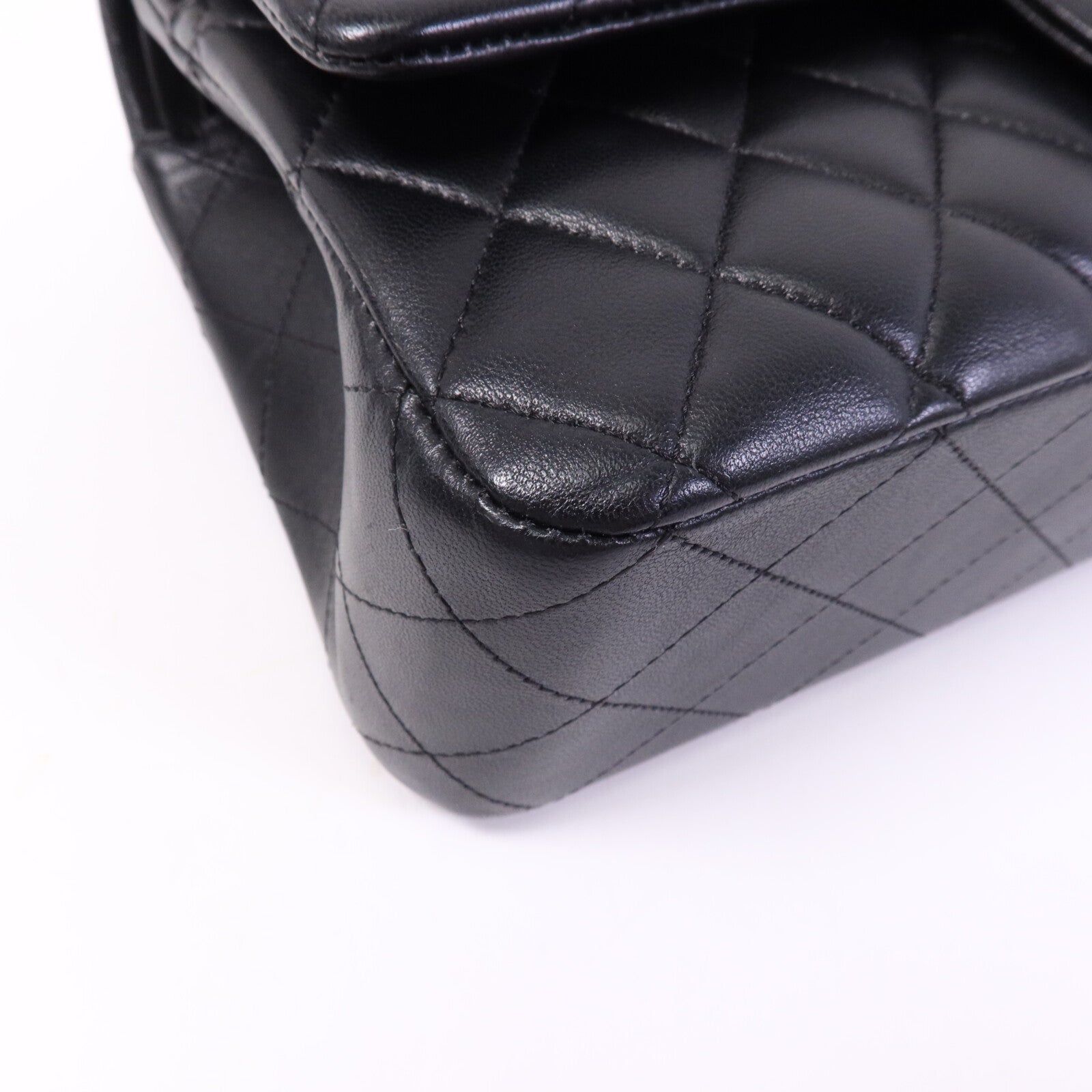 CHANEL 羊皮皮革Classic 25金扣鏈帶肩背袋