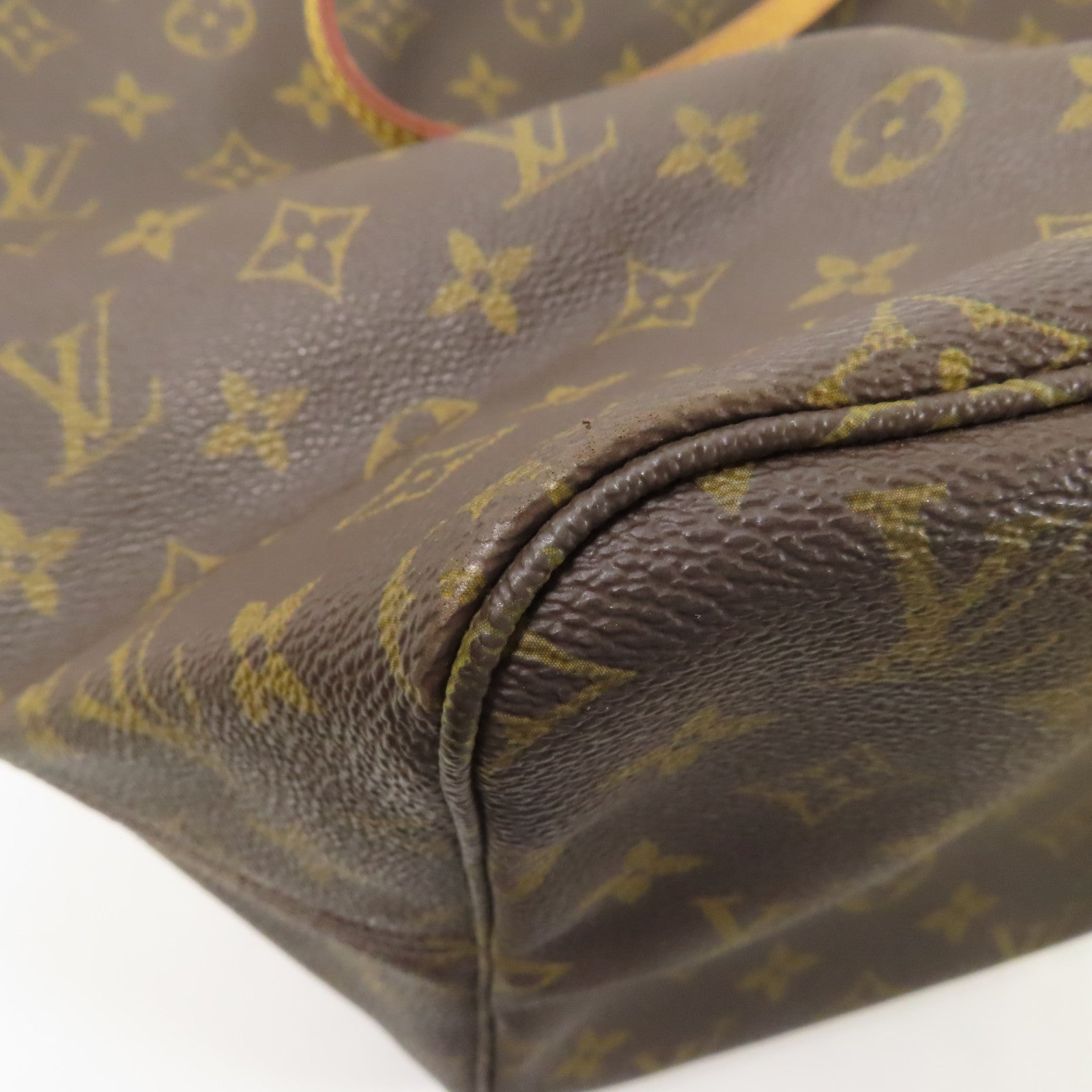 LOUIS VUITTON Monogram Neverfull GM金扣手挽袋
