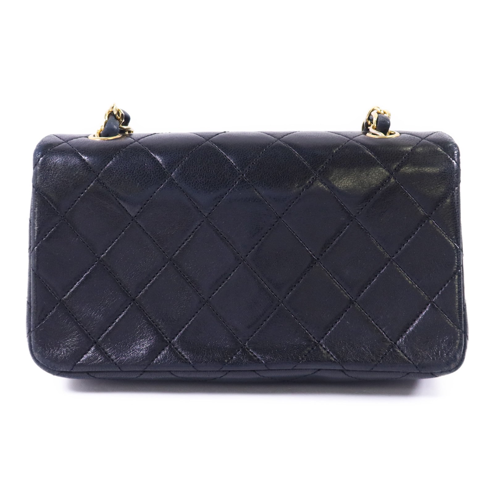 CHANEL 牛皮皮革Chain Shoulder Bag金扣鏈帶肩背袋