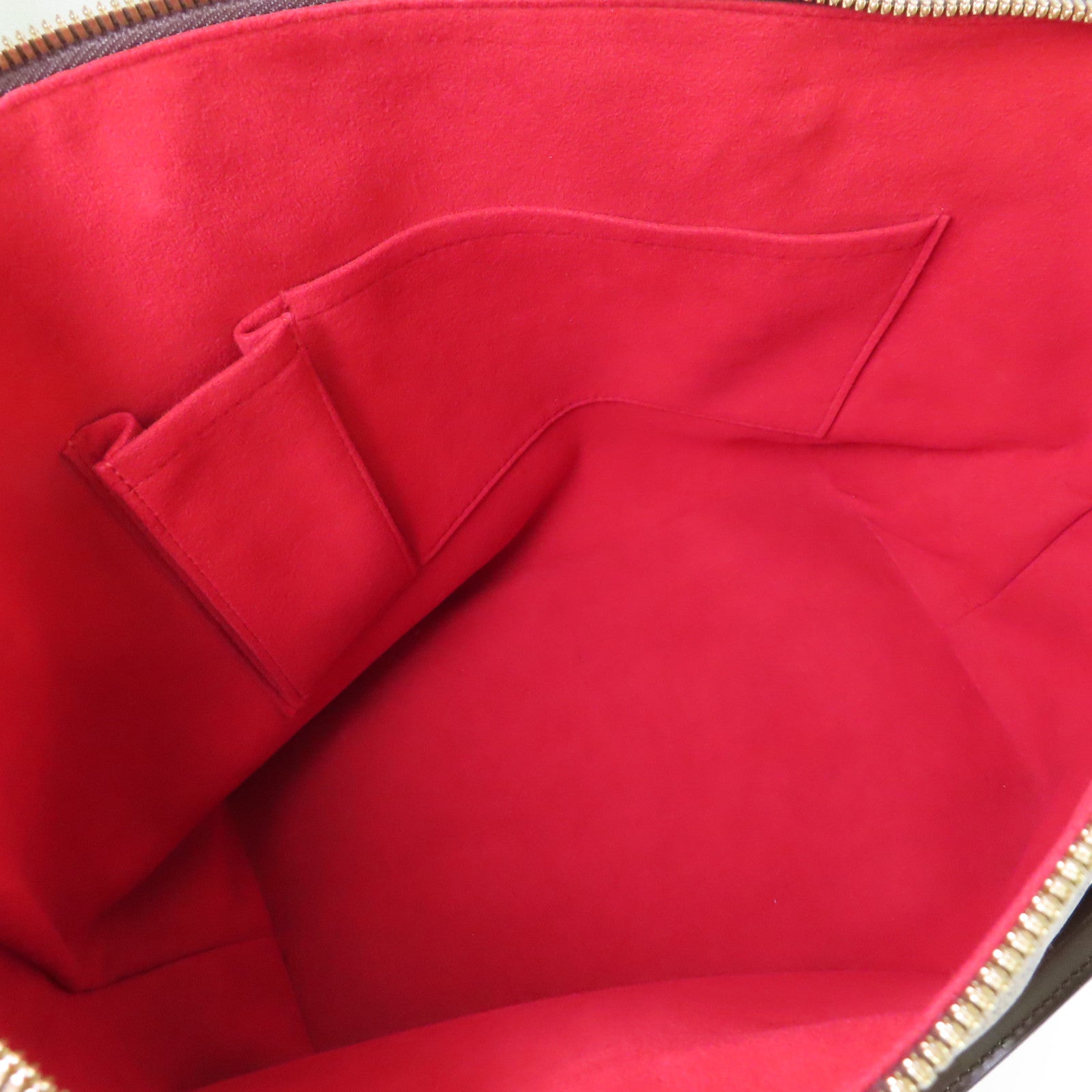 LOUIS VUITTON 【激減優惠】Damier Ebene Saleya MM Shoulder Bag金扣肩背袋啡色