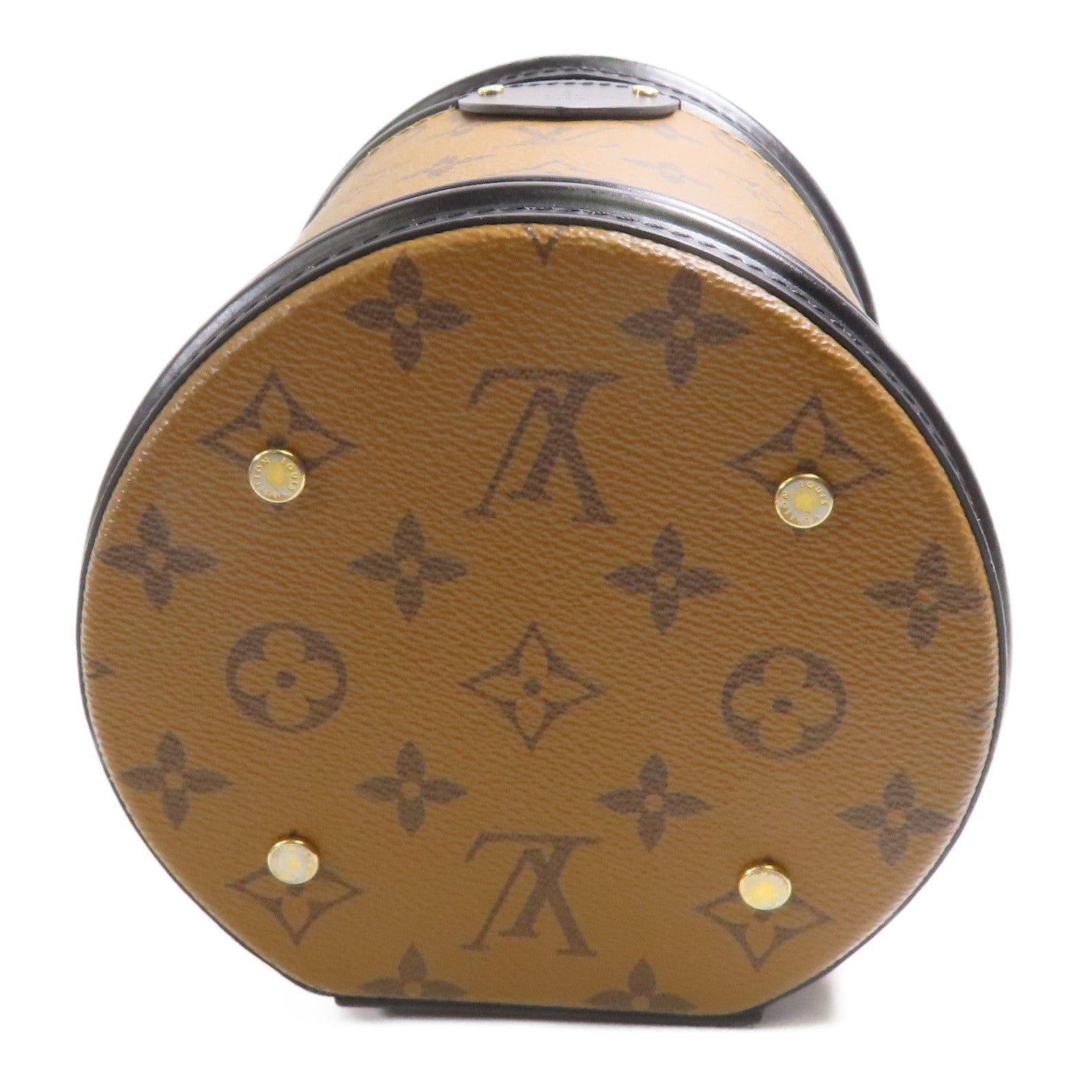 LOUIS VUITTON LV GHW Cannes 2 Way Shoulder Bag M43986 Monogram Reverse Brown