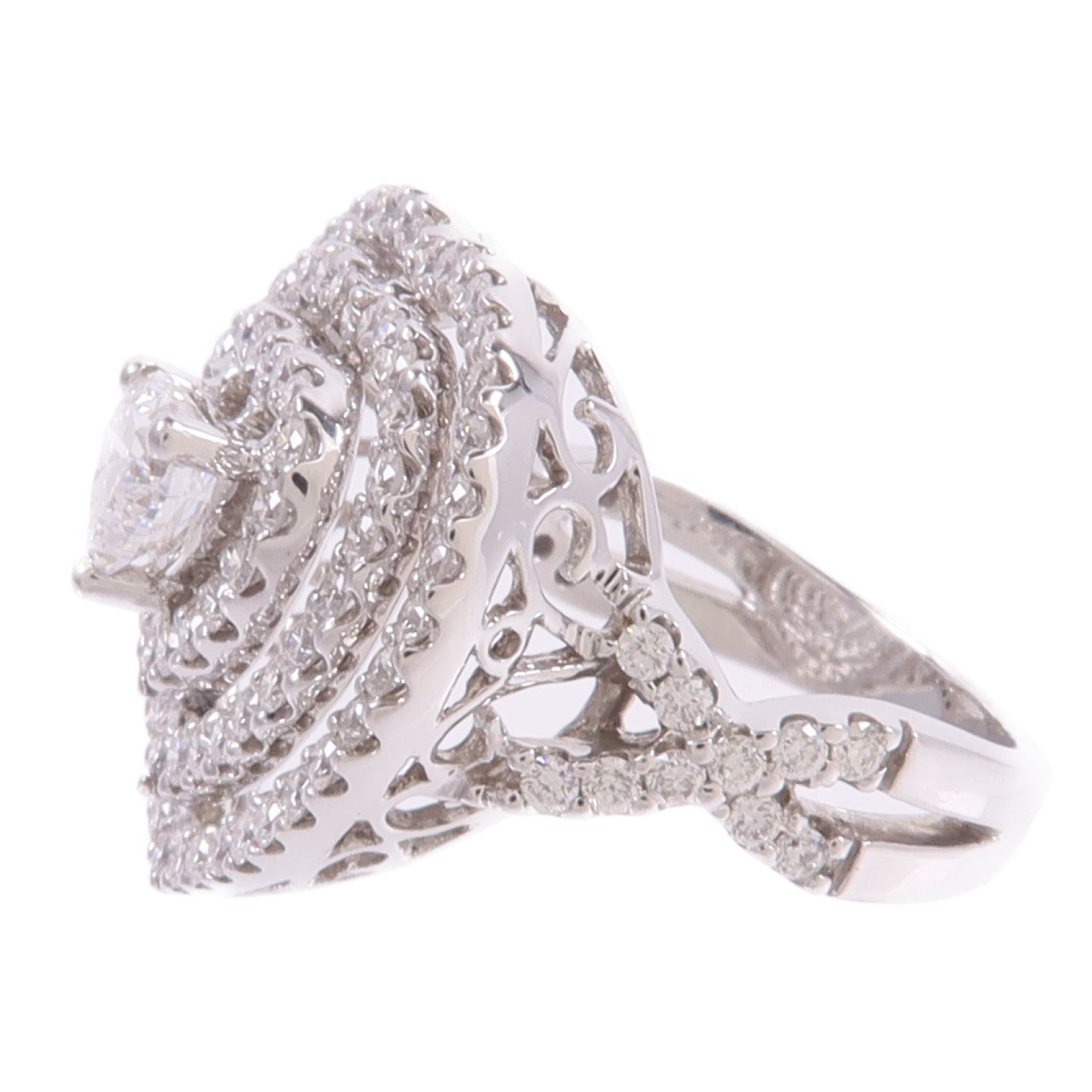 JEWELRY 18K白金Diamond Ring鑽石戒指