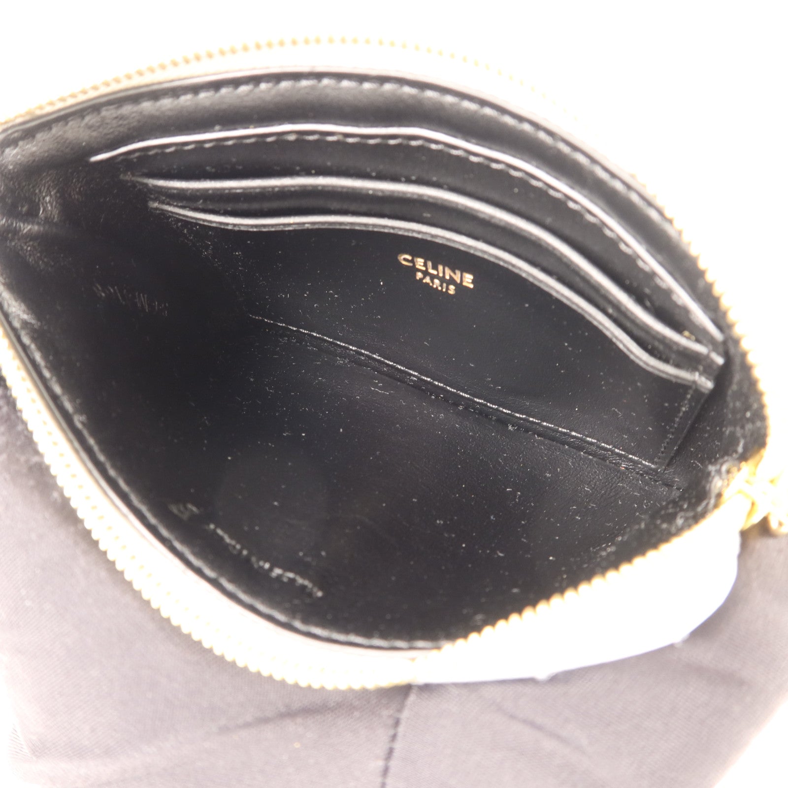 CELINE 牛皮皮革Card Case金扣卡片套