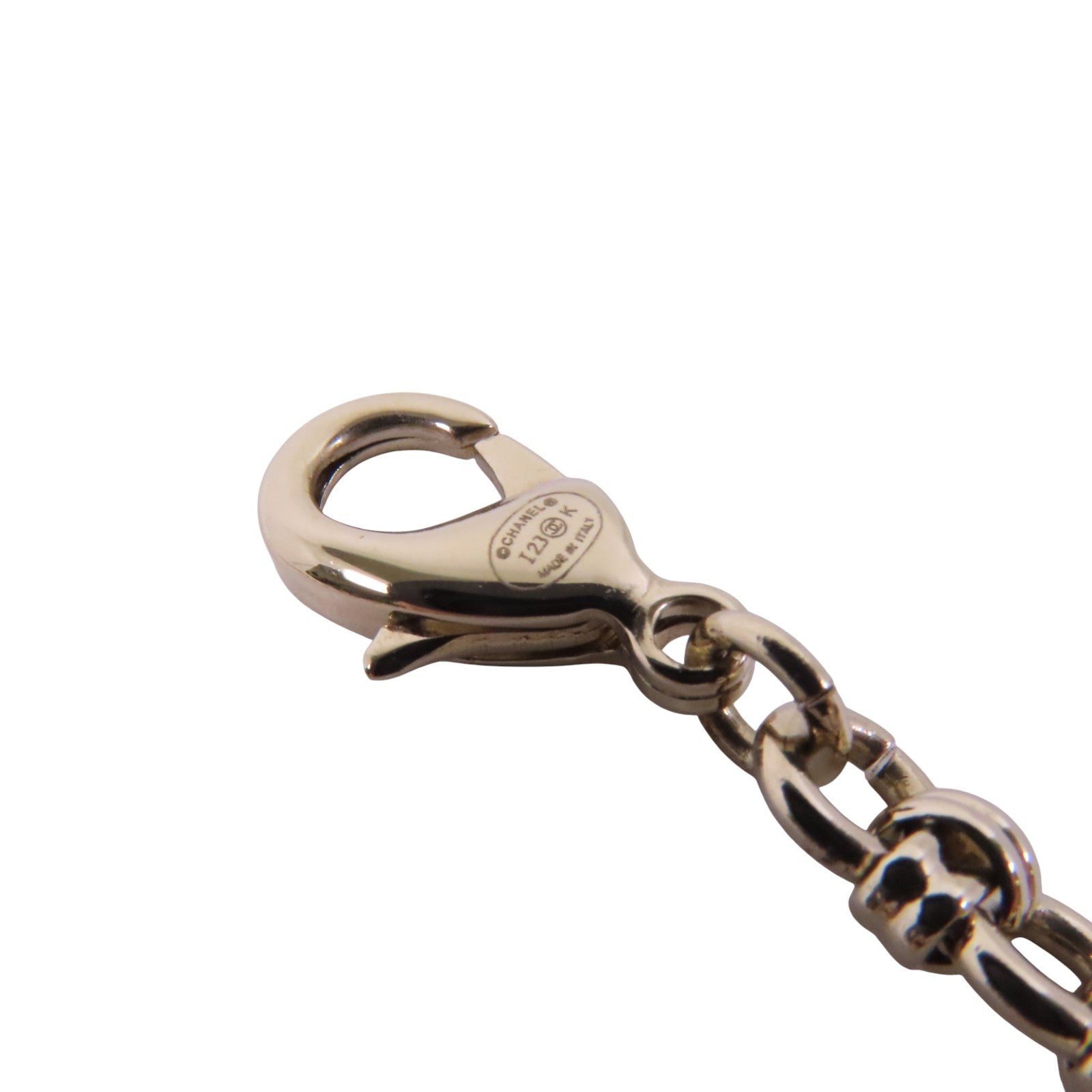 CHANEL 金屬/水鑽Necklace金扣項鏈