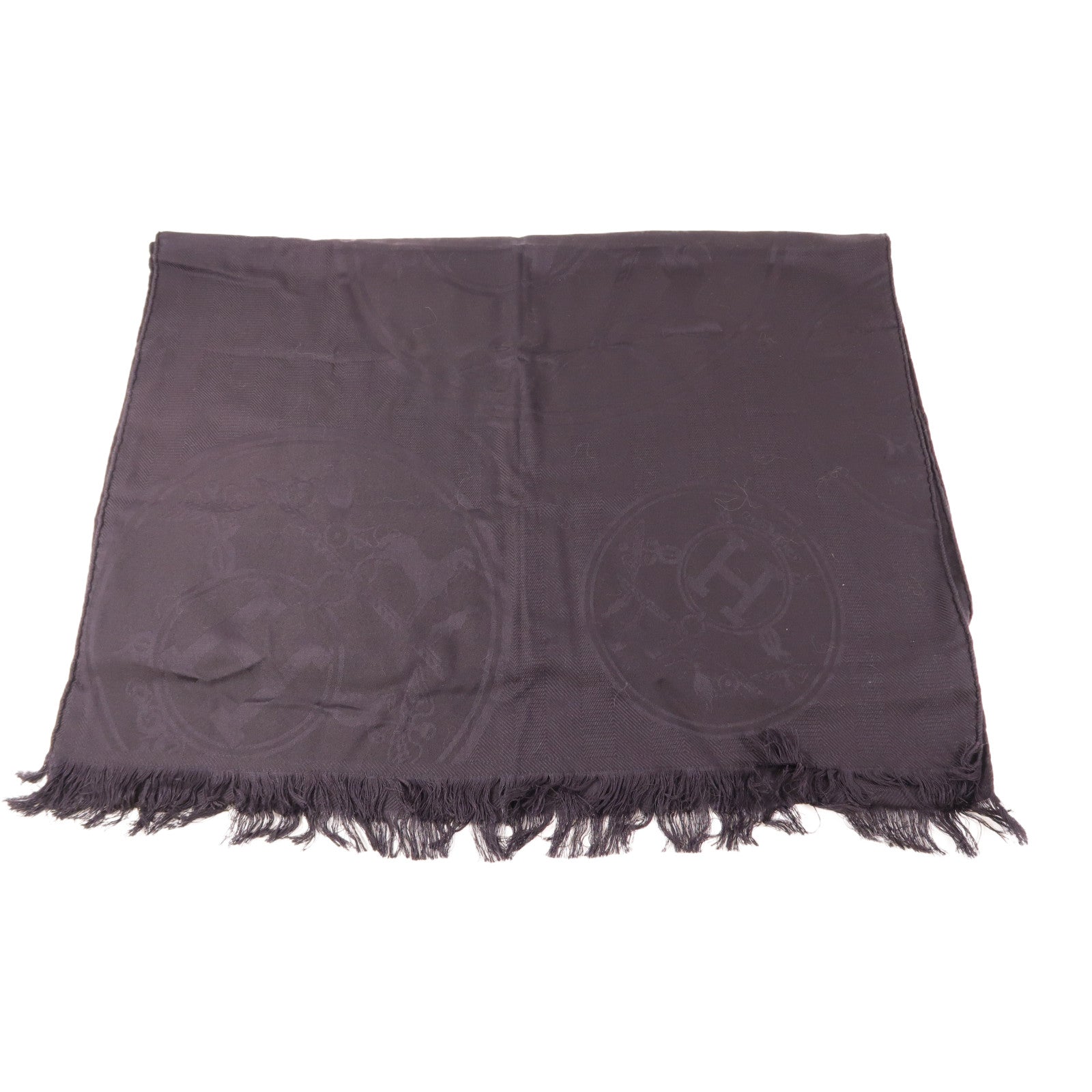 HERMES 羊絨/絲質Scarf圍巾