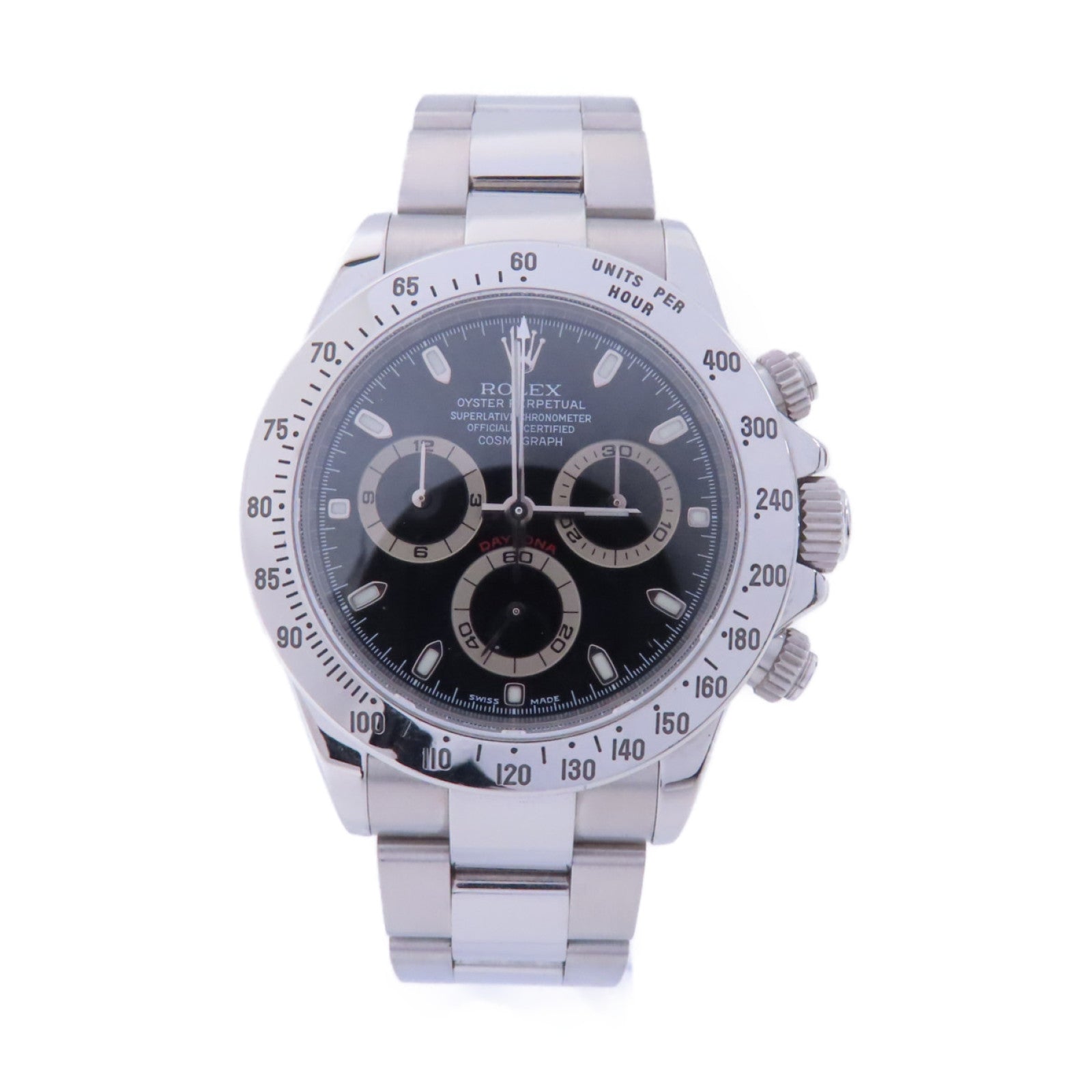 ROLEX Daytona不鏽鋼手錶自動機芯黑色