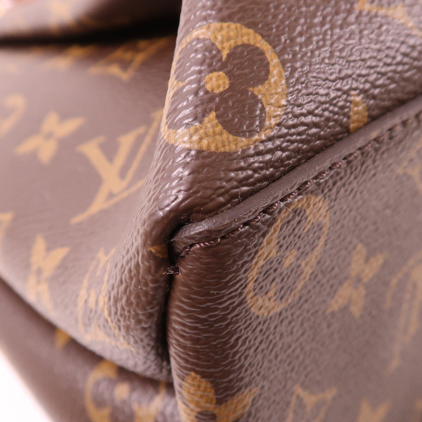 LOUIS VUITTON LV GHW Rivoli MM 2 Way Shoulder Handbag M44546 Monogram Brown