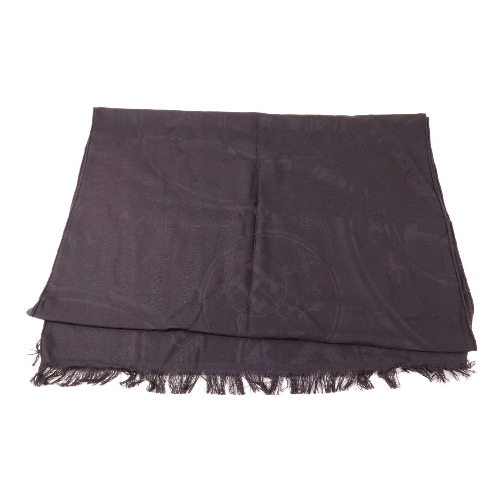 HERMES 羊絨/絲質Scarf圍巾