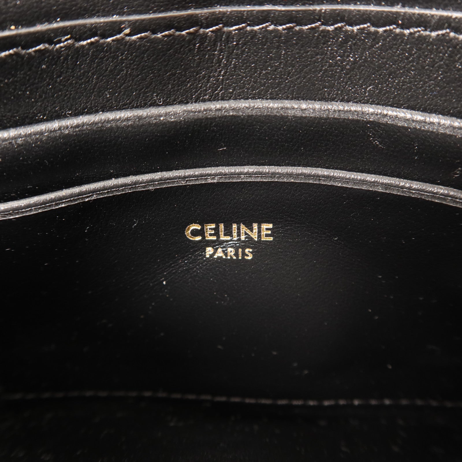 CELINE 牛皮皮革Card Case金扣卡片套