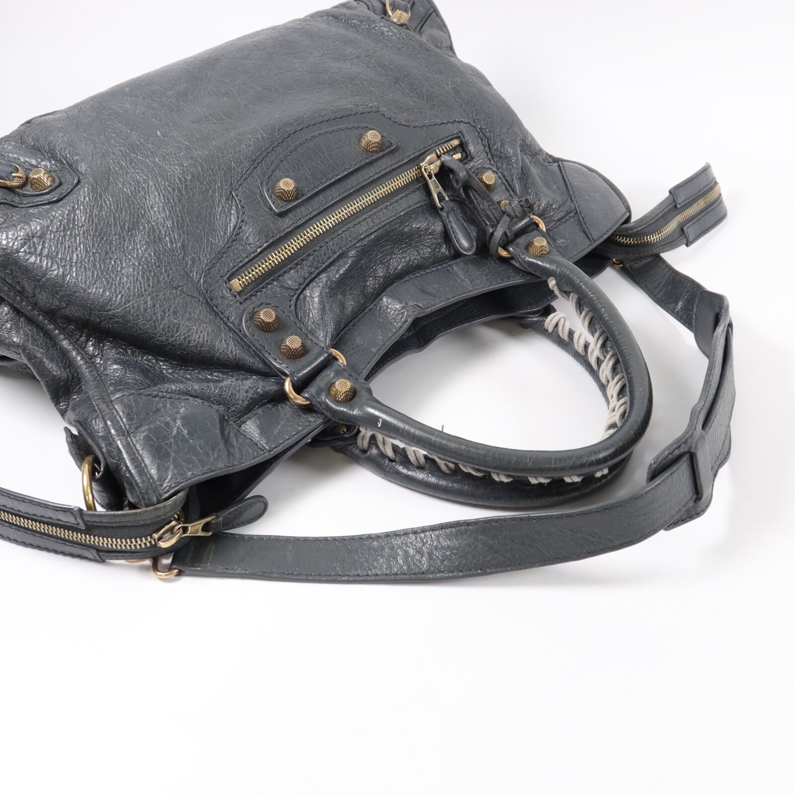 BALENCIAGA 羊皮皮革Giant City手挽肩背兩用袋