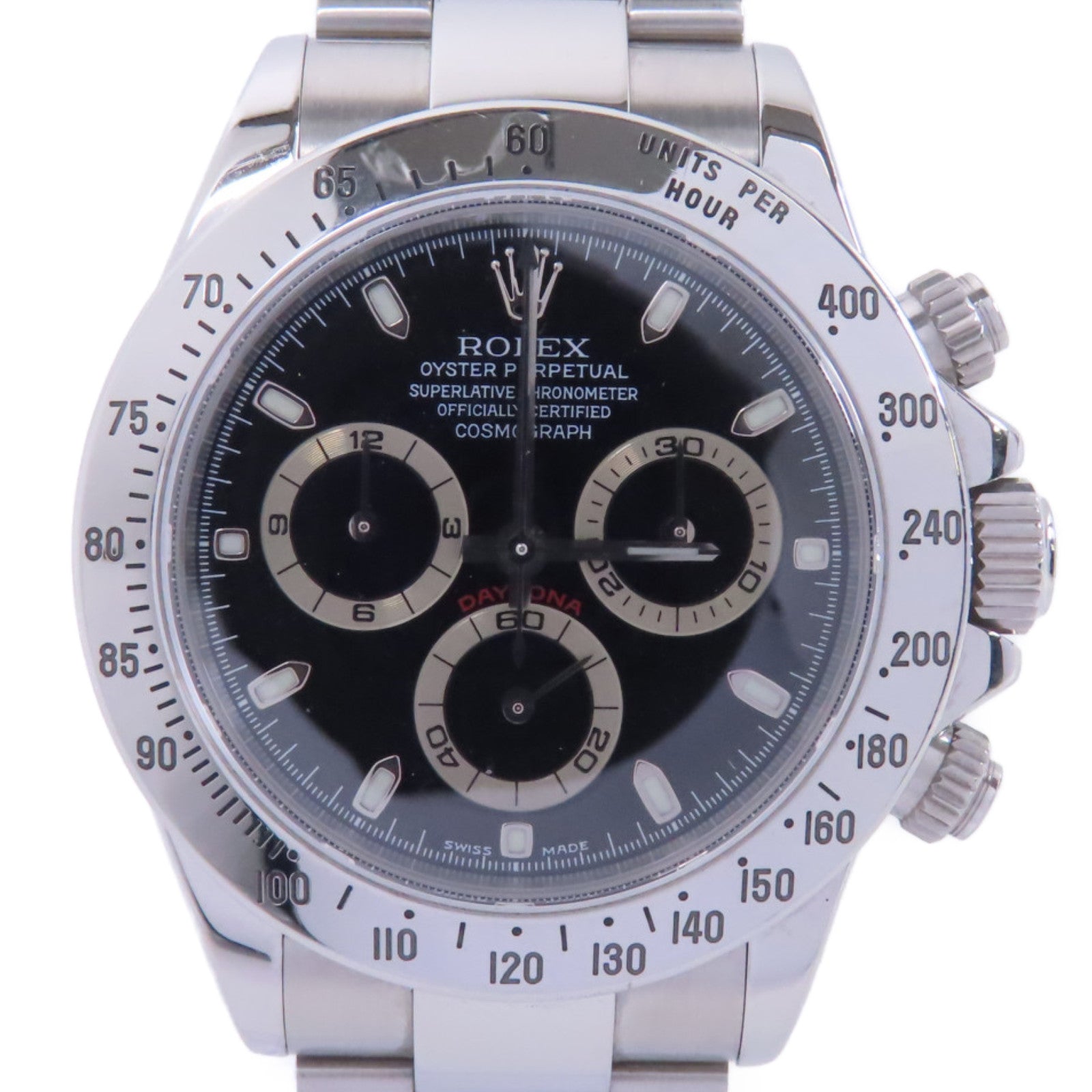 ROLEX Daytona不鏽鋼手錶自動機芯黑色