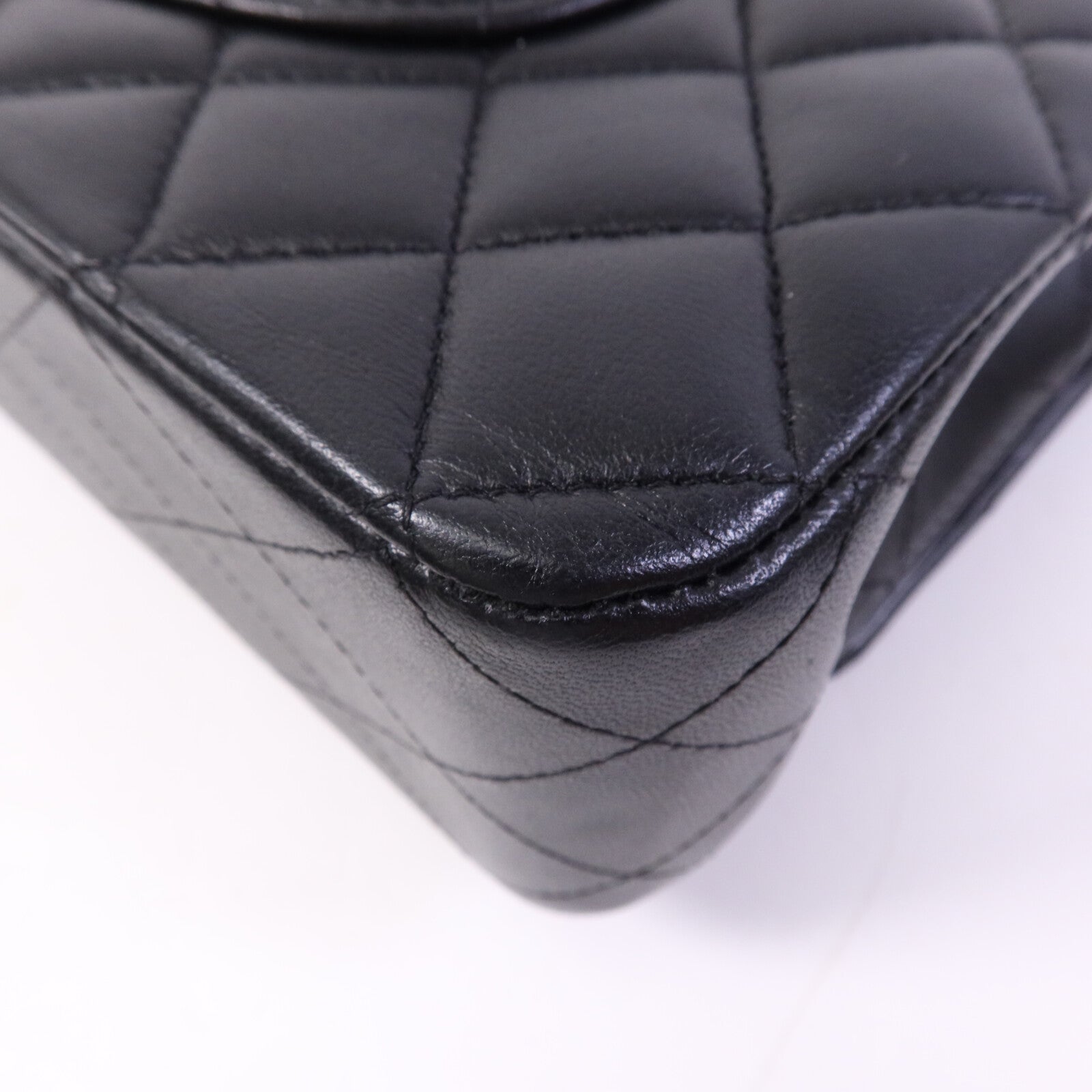CHANEL 羊皮皮革Classic 25金扣鏈帶肩背袋