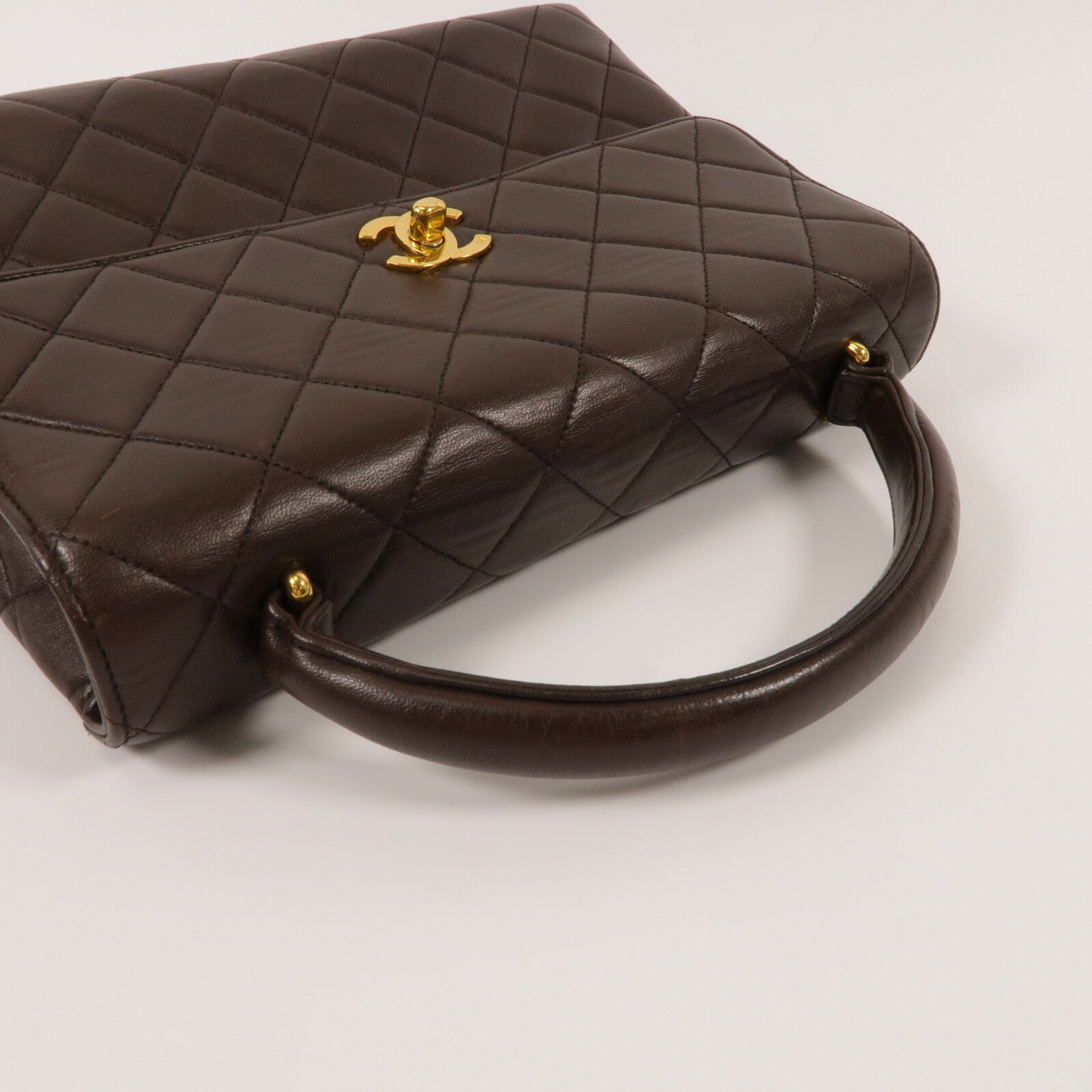 CHANEL 羊皮皮革Vintage Top Handle Handbag手挽袋