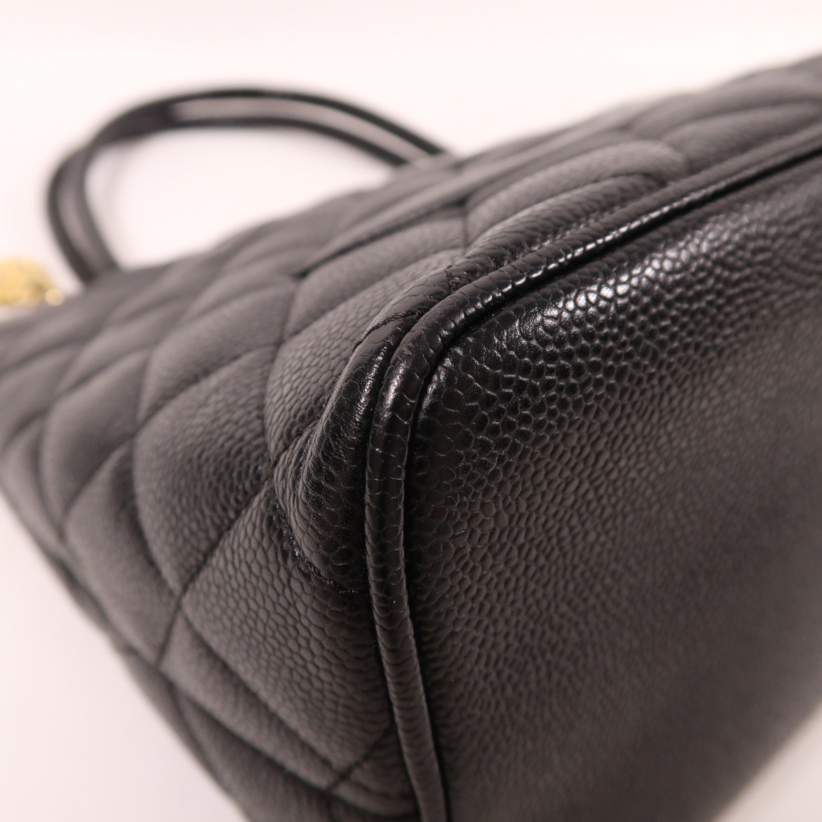 CHANEL 牛皮皮革Vintage Bag金扣手挽袋