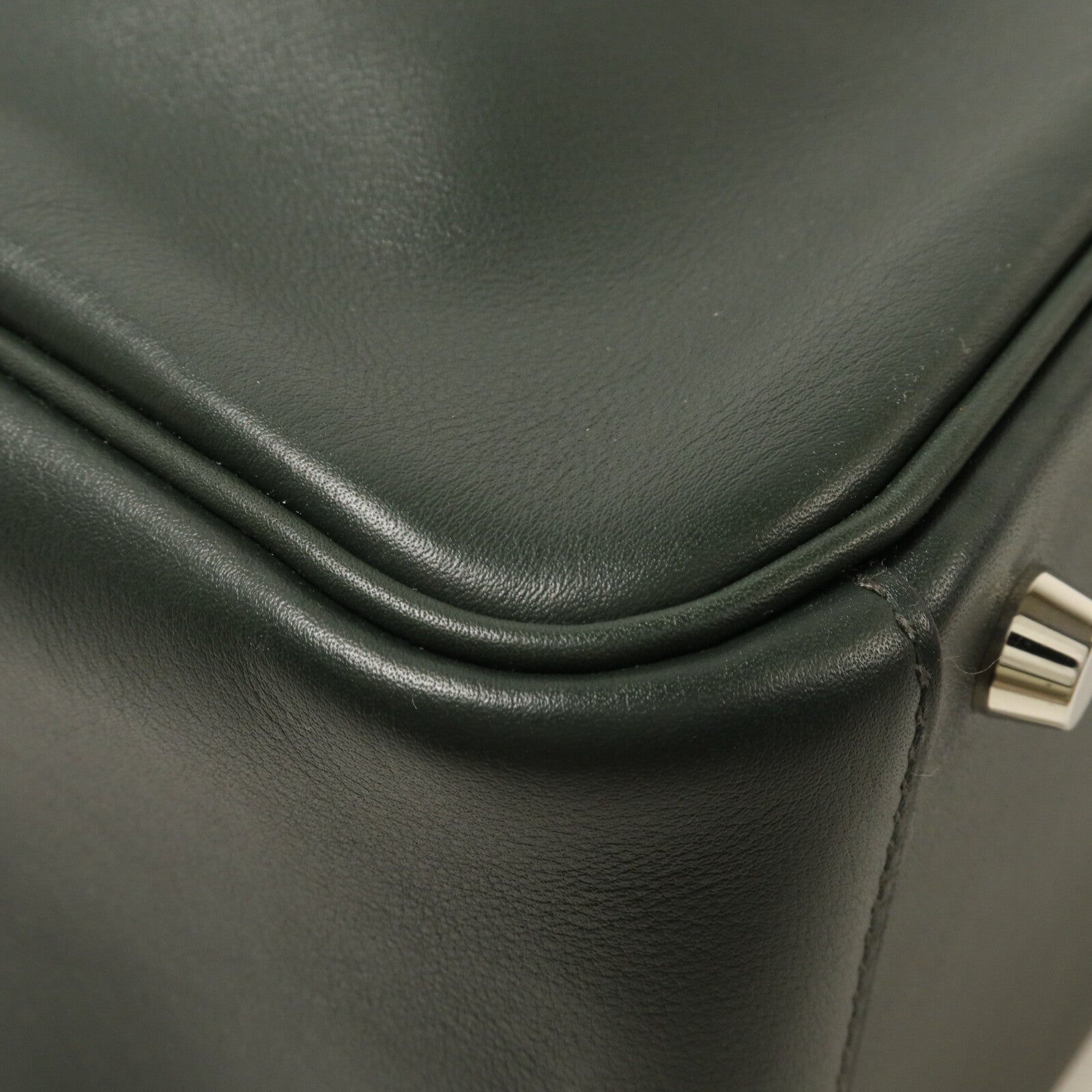 HERMES Swift皮革Lindy 26手挽肩背兩用袋Vert Anglais